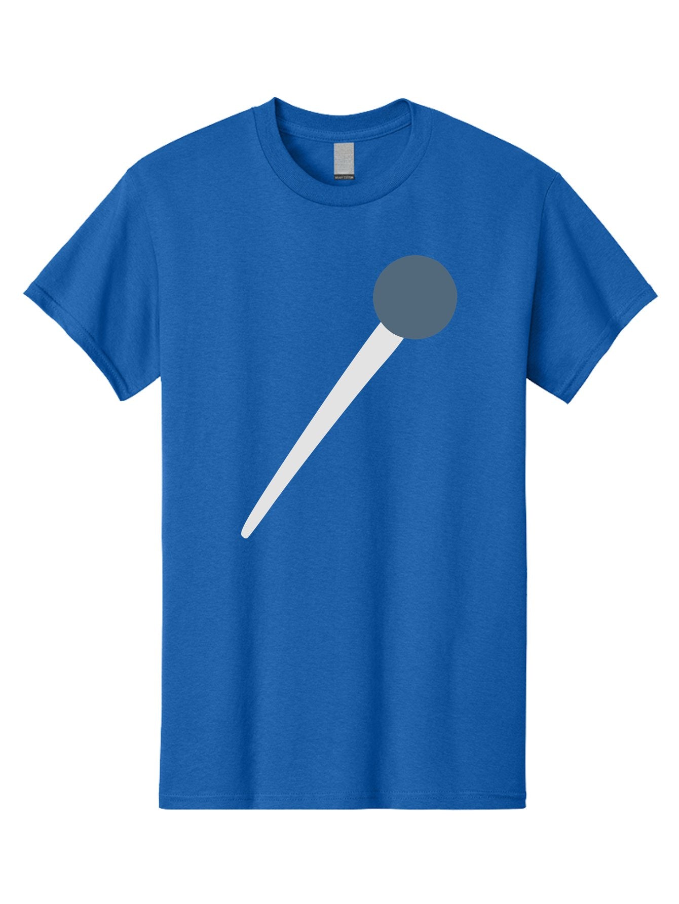 Push-Pin Men'S Graphic Tee, 100% Cotton, Comfortable Casual Summer Wear, Machine Washable, Push Pin, Office Supply, Gray Head, White Shaft, Graphic Icon, Minimalist Design, Simple Illustration Aac090 5