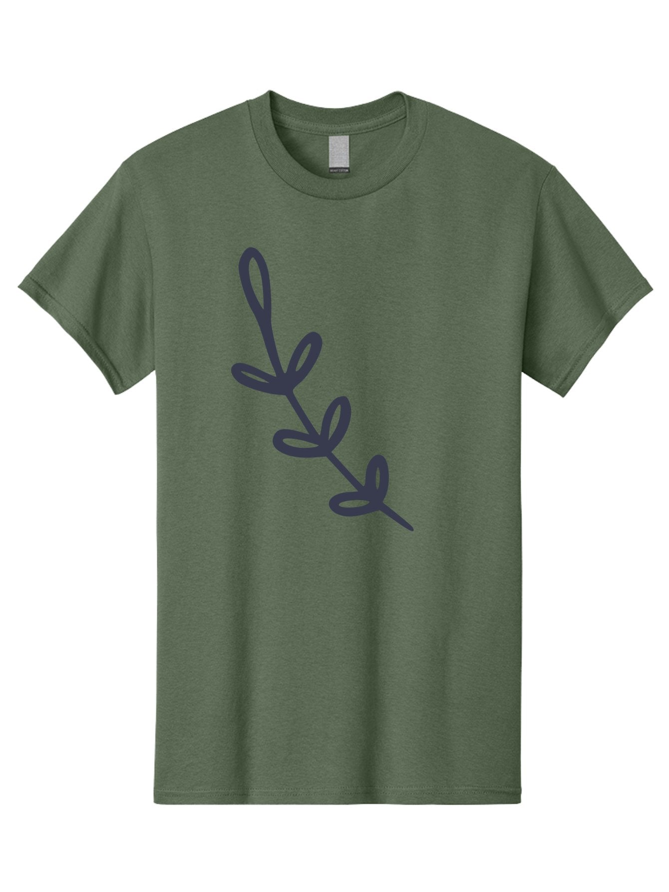 Rosemary Men'S Graphic Tee, 100% Cotton, Comfortable Casual Summer Wear, Machine Washable, Rosemary Herb, Sprig Of Rosemary, Dark Gray Illustration, Simple Design, Minimalist Art, Herb Icon, Kitchen Decor, Cooking Inspiration, Culinary Symbol Aac092 11