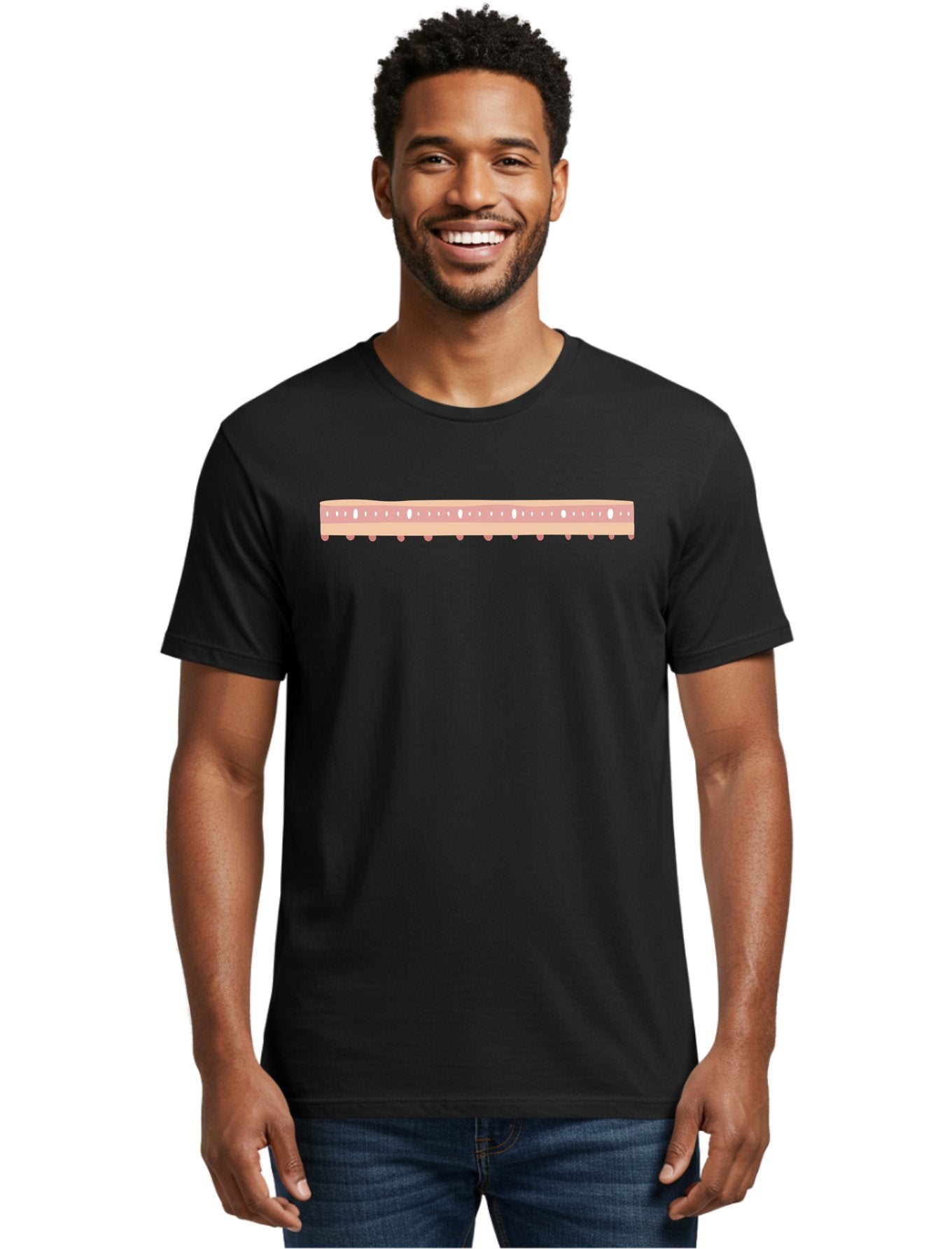 Ruler Men'S Graphic Tee, 100% Cotton, Comfortable Casual Summer Wear, Machine Washable, Ruler Measurement, Straight Edge, Precision Instrument, Graphic Design Element, Measurement Tool, Digital Illustration Aac093 19