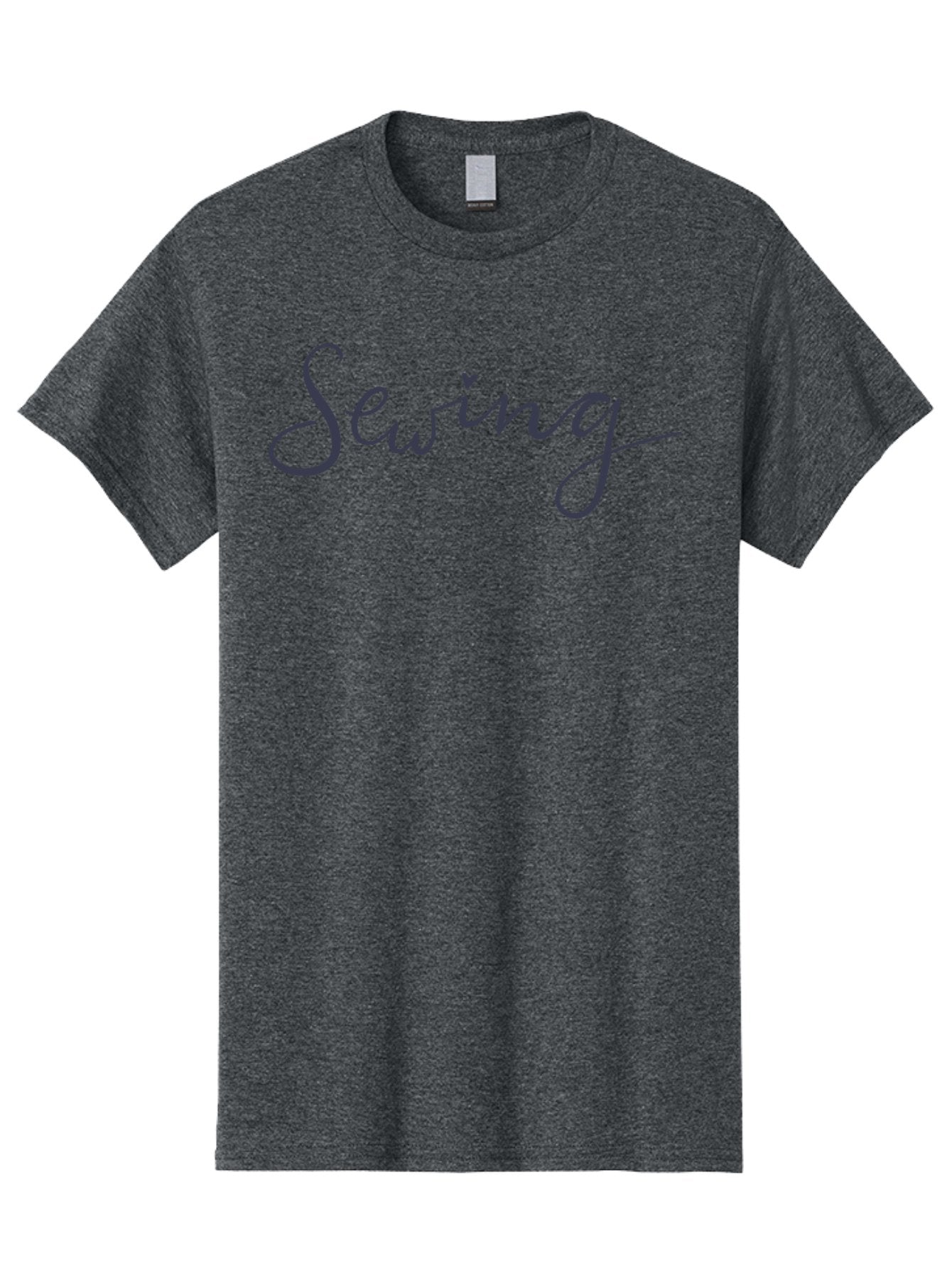 Sewing-2 Men'S Graphic Tee, 100% Cotton, Comfortable Casual Summer Wear, Machine Washable, Sewing, Sewing Crafts, Hand Lettering, Cursive Script, Needlework, Crafting Community Aac097