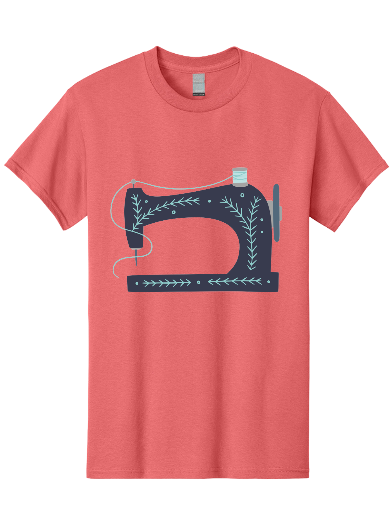 Sewing-Machine-3 Men'S Graphic Tee, 100% Cotton, Comfortable Casual Summer Wear, Machine Washable, Vintage Sewing Machine, Floral Designs, Sewing Decor, Needle And Thread, Textile Art, Creative Inspiration, Diy Fashion, Handmade Crafts Aac102 23