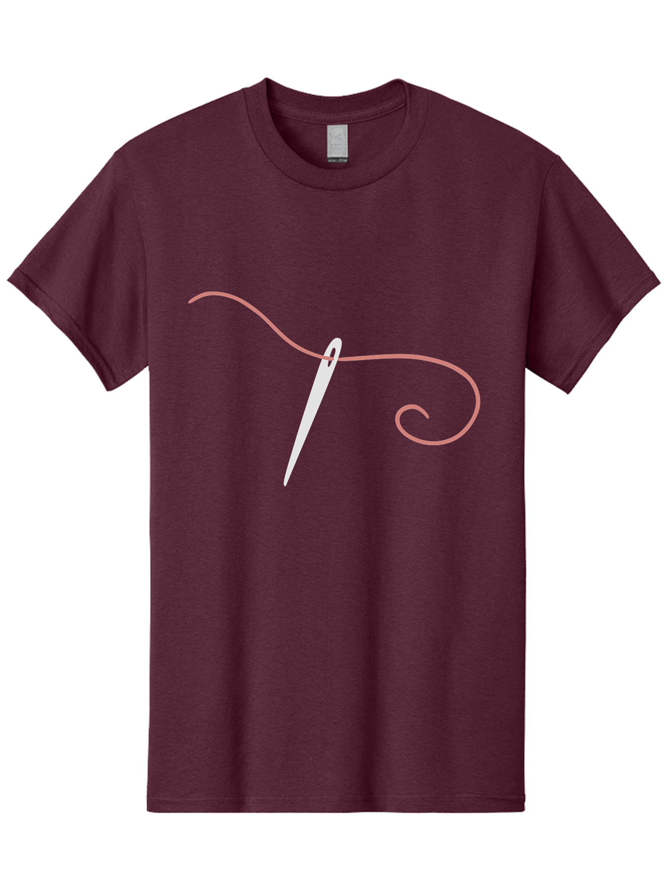 Sewing-Needle-1 Men'S Graphic Tee, 100% Cotton, Comfortable Casual Summer Wear, Machine Washable, Sewing Needle, Thread, Needlework, Stitching, Handmade, Crafting, Embroidery, Tailoring, Diy Aac108 13