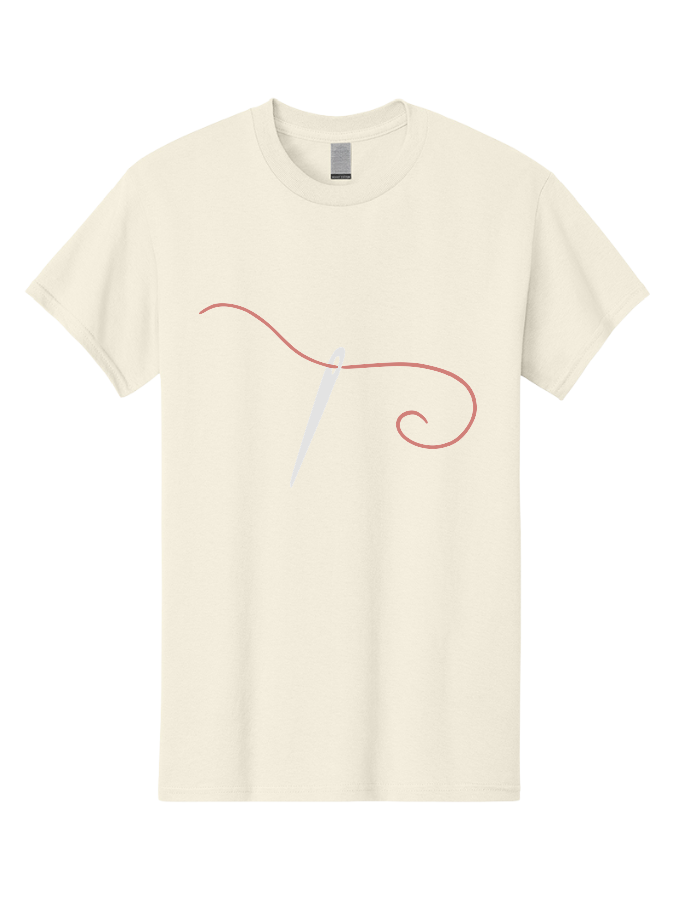 Sewing-Needle-1 Men'S Graphic Tee, 100% Cotton, Comfortable Casual Summer Wear, Machine Washable, Sewing Needle, Thread, Needlework, Stitching, Handmade, Crafting, Embroidery, Tailoring, Diy Aac108 5