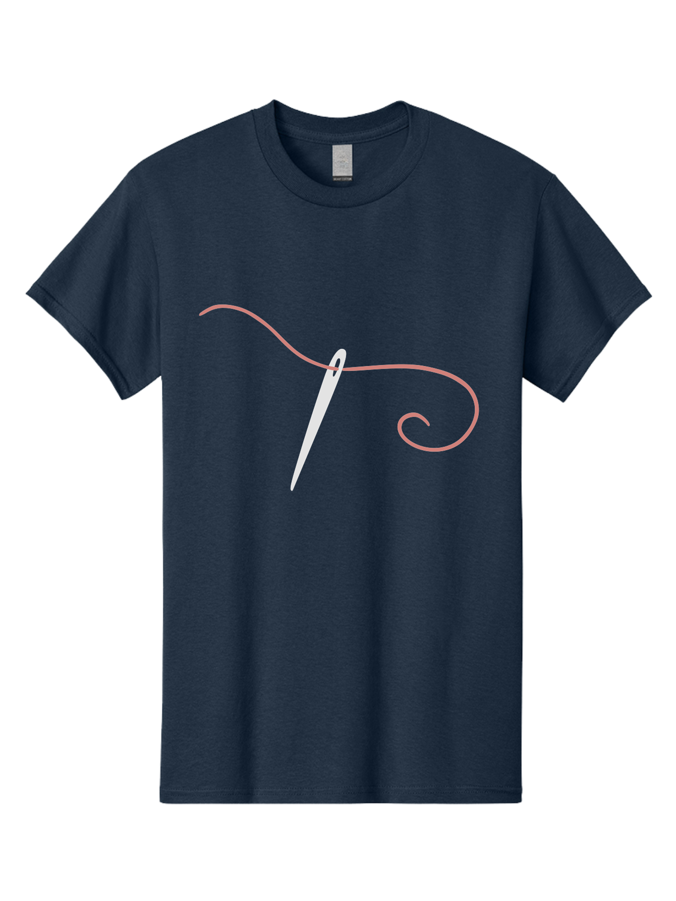 Sewing-Needle-1 Men'S Graphic Tee, 100% Cotton, Comfortable Casual Summer Wear, Machine Washable, Sewing Needle, Thread, Needlework, Stitching, Handmade, Crafting, Embroidery, Tailoring, Diy Aac108 3