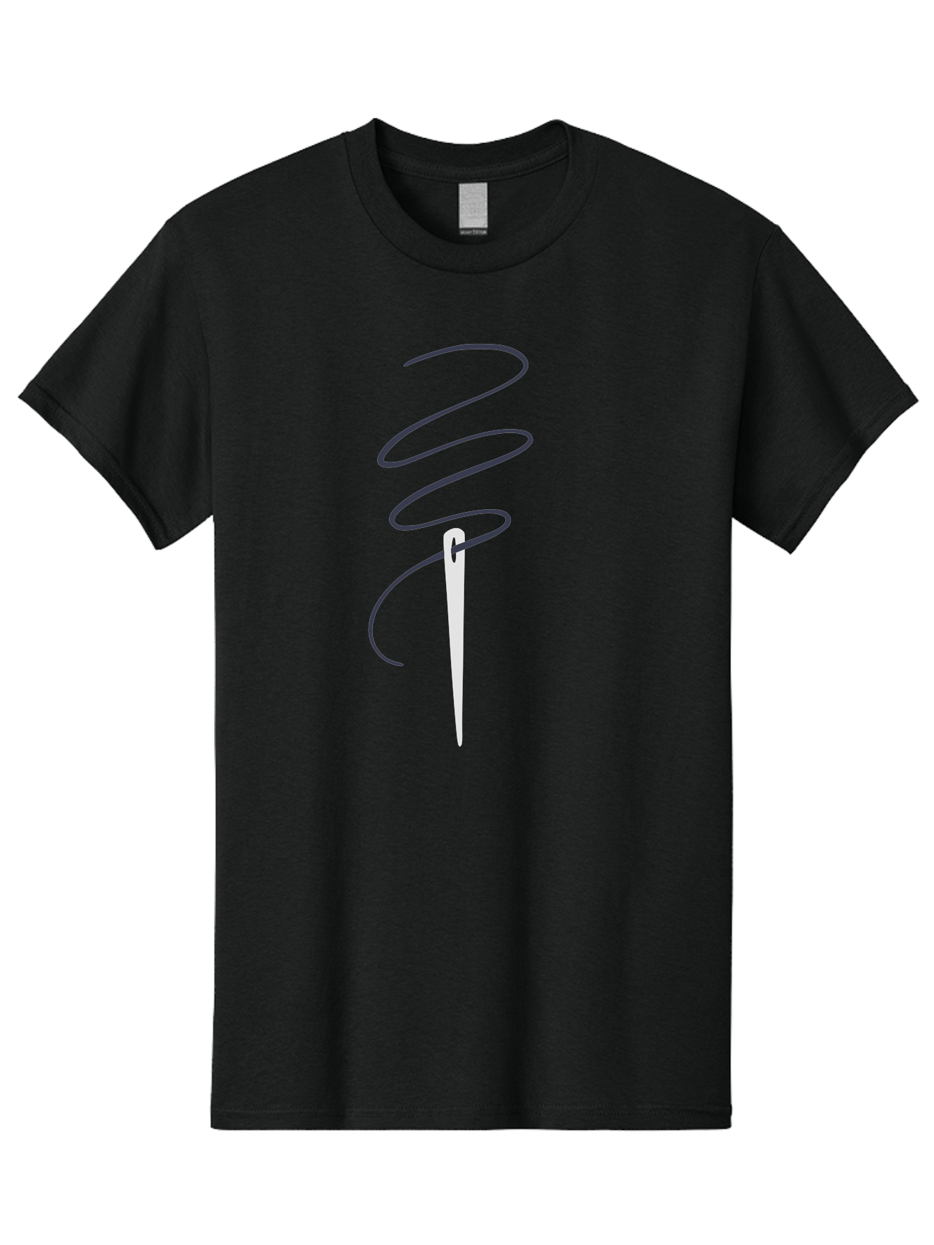 Sewing-Needle Men'S Graphic Tee, 100% Cotton, Comfortable Casual Summer Wear, Machine Washable, Sewing Needle, Thread, Needlework, Crafting Tool, Tailoring Accessory, Embroidery, Stitching, Handmade, Diy Project Aac109 27
