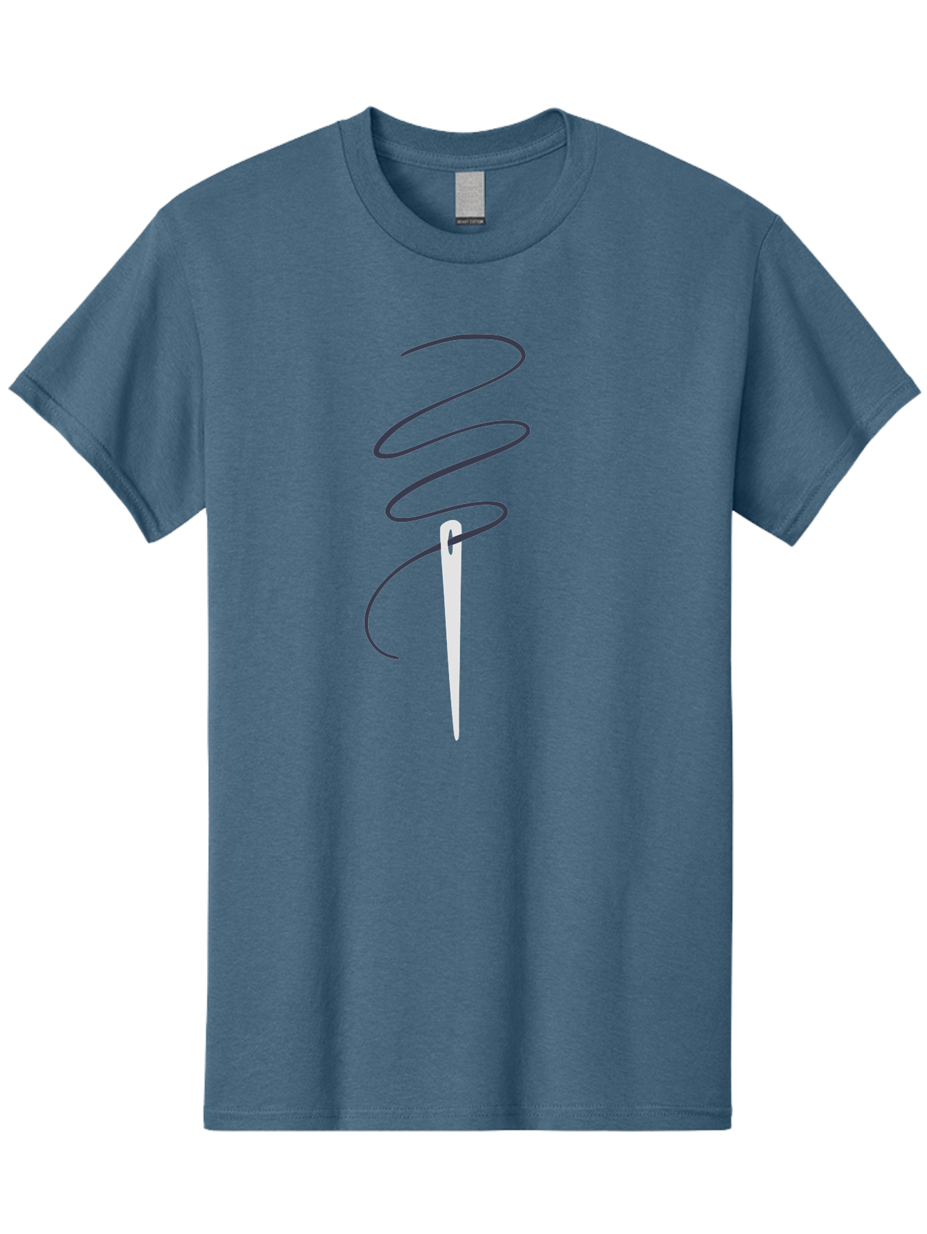 Sewing-Needle Men'S Graphic Tee, 100% Cotton, Comfortable Casual Summer Wear, Machine Washable, Sewing Needle, Thread, Needlework, Crafting Tool, Tailoring Accessory, Embroidery, Stitching, Handmade, Diy Project Aac109 29