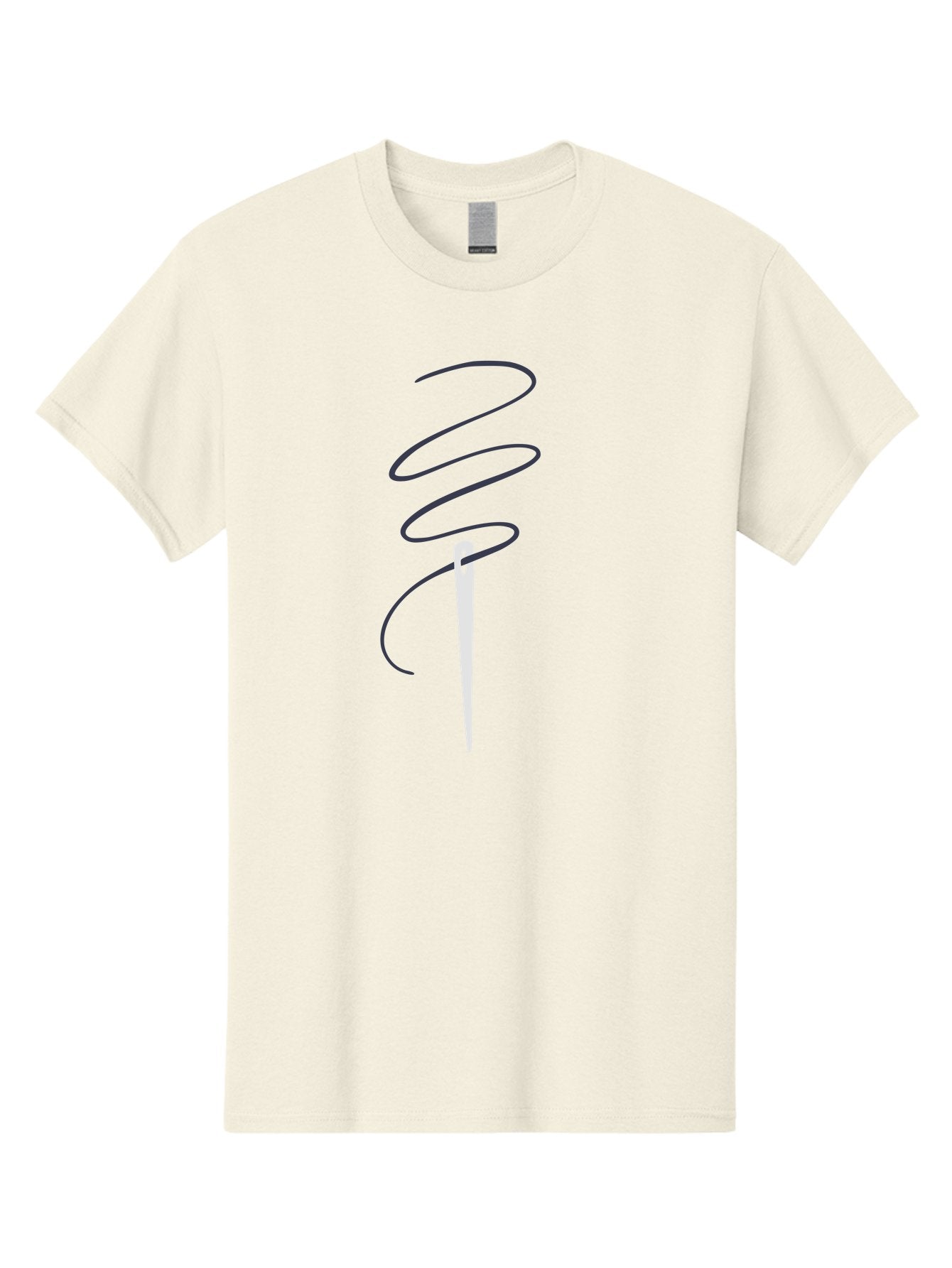 Sewing-Needle Men'S Graphic Tee, 100% Cotton, Comfortable Casual Summer Wear, Machine Washable, Sewing Needle, Thread, Needlework, Crafting Tool, Tailoring Accessory, Embroidery, Stitching, Handmade, Diy Project Aac109 12