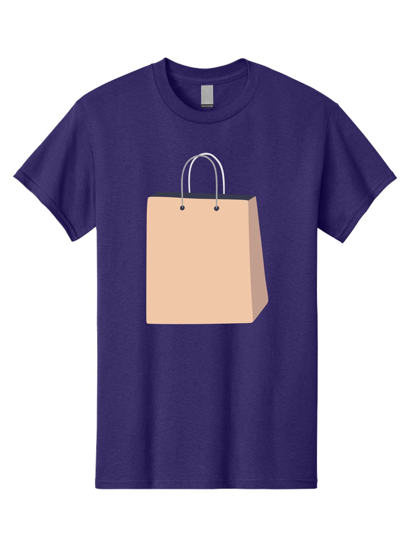 Shopping-Bag Men'S Graphic Tee, 100% Cotton, Comfortable Casual Summer Wear, Machine Washable, Shopping Bag, Retail Packaging, Paper Bag, Handles, Simple Design, Minimalist Style, E-Commerce, Packaging Design Aac111 10