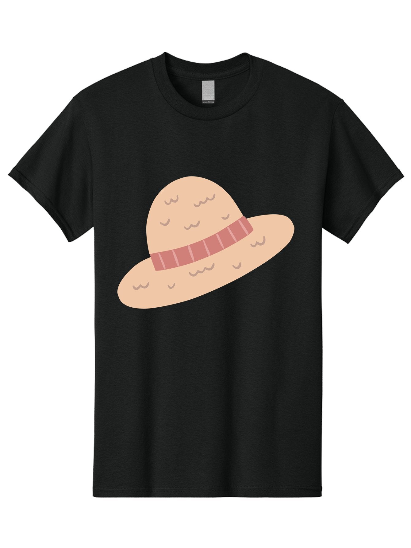 Straw-Hat Men'S Graphic Tee, 100% Cotton, Comfortable Casual Summer Wear, Machine Washable, Straw Hat With Ribbon Band, Summer Hat, Beachwear Fashion, Bohemian Style, Stylish Accessory, Outdoor Gear Aac118 4