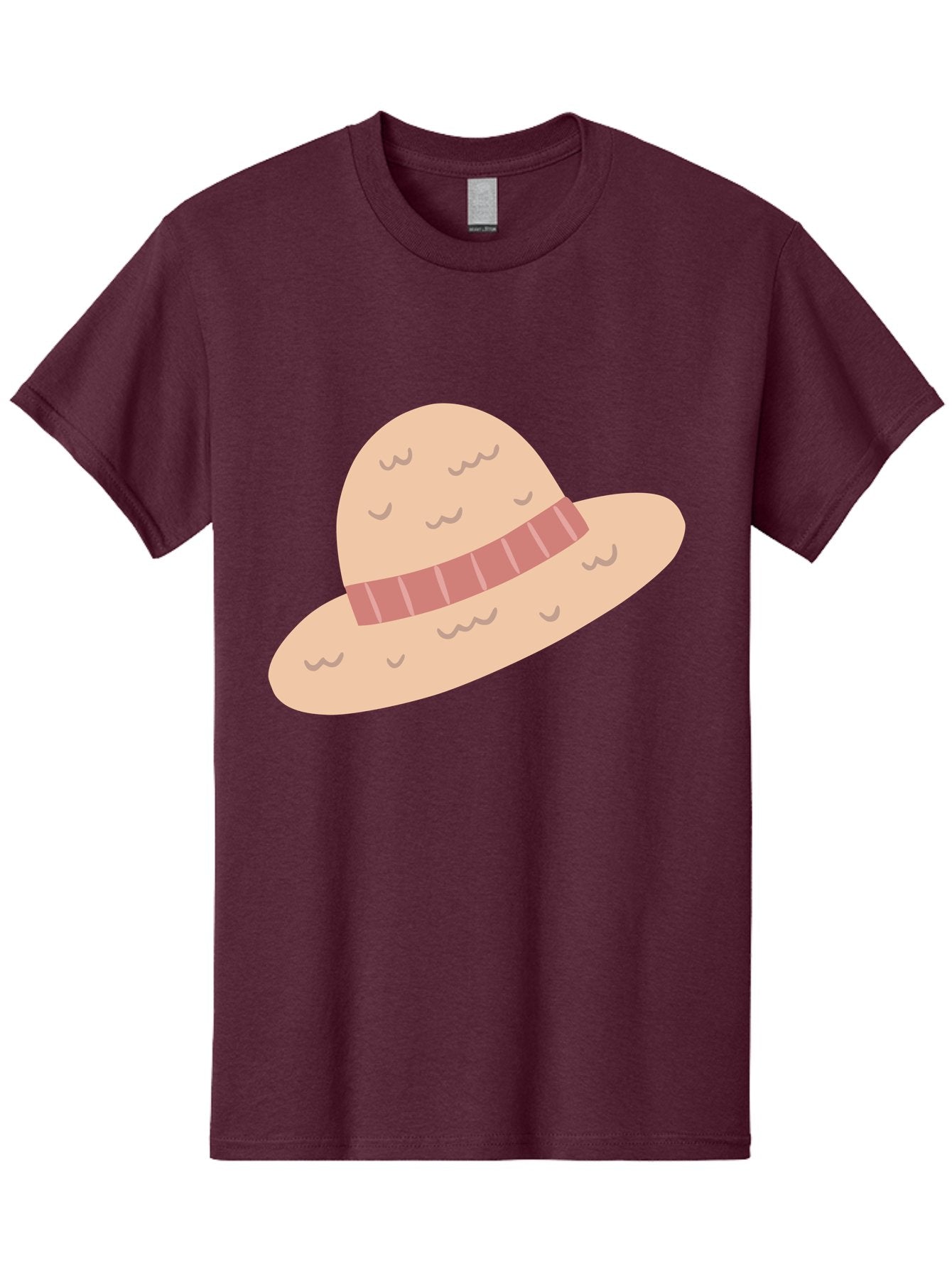 Straw-Hat Men'S Graphic Tee, 100% Cotton, Comfortable Casual Summer Wear, Machine Washable, Straw Hat With Ribbon Band, Summer Hat, Beachwear Fashion, Bohemian Style, Stylish Accessory, Outdoor Gear Aac118 10