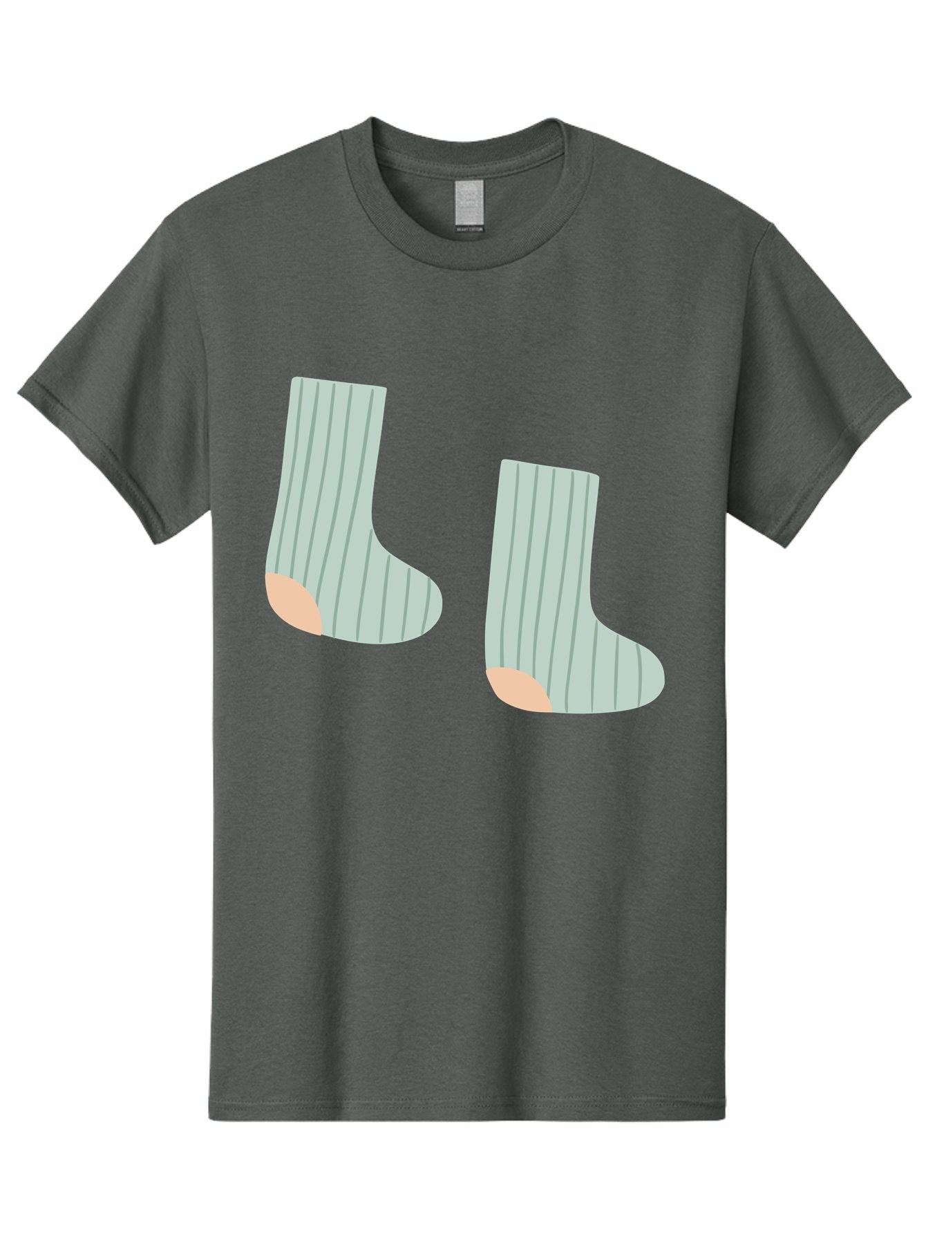 Striped-Socks Men'S Graphic Tee, 100% Cotton, Comfortable Casual Summer Wear, Machine Washable, Striped Socks, Matching Socks, Casual Footwear, Comfortable Clothing, Fashion Accessories, Clothing Details Aac119 14