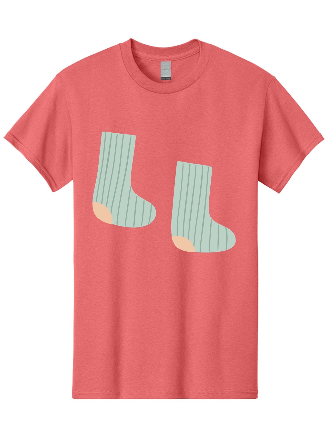 Striped-Socks Men'S Graphic Tee, 100% Cotton, Comfortable Casual Summer Wear, Machine Washable, Striped Socks, Matching Socks, Casual Footwear, Comfortable Clothing, Fashion Accessories, Clothing Details Aac119 9