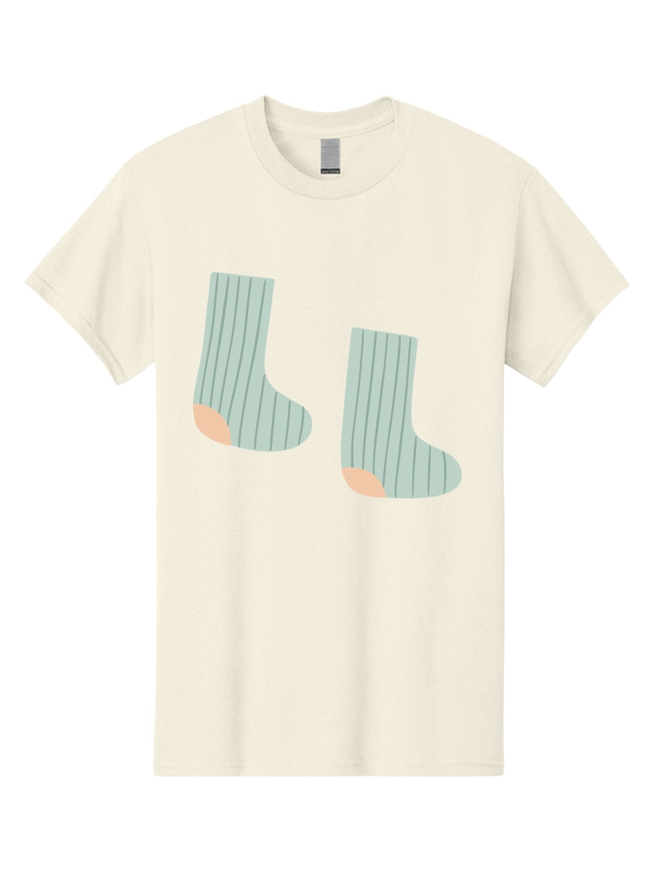 Striped-Socks Men'S Graphic Tee, 100% Cotton, Comfortable Casual Summer Wear, Machine Washable, Striped Socks, Matching Socks, Casual Footwear, Comfortable Clothing, Fashion Accessories, Clothing Details Aac119 8