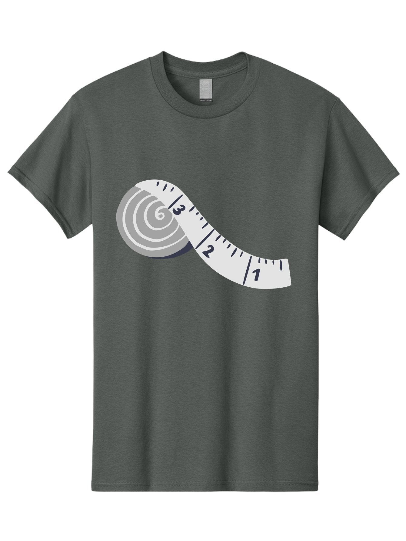 Tape-Measure Men'S Graphic Tee, 100% Cotton, Comfortable Casual Summer Wear, Machine Washable, Tape Measure, Measuring Tape, Flexible Ruler, Measurement Tool, Sewing, Crafting, Diy, Body Measurement, Weight Loss Aac122 5