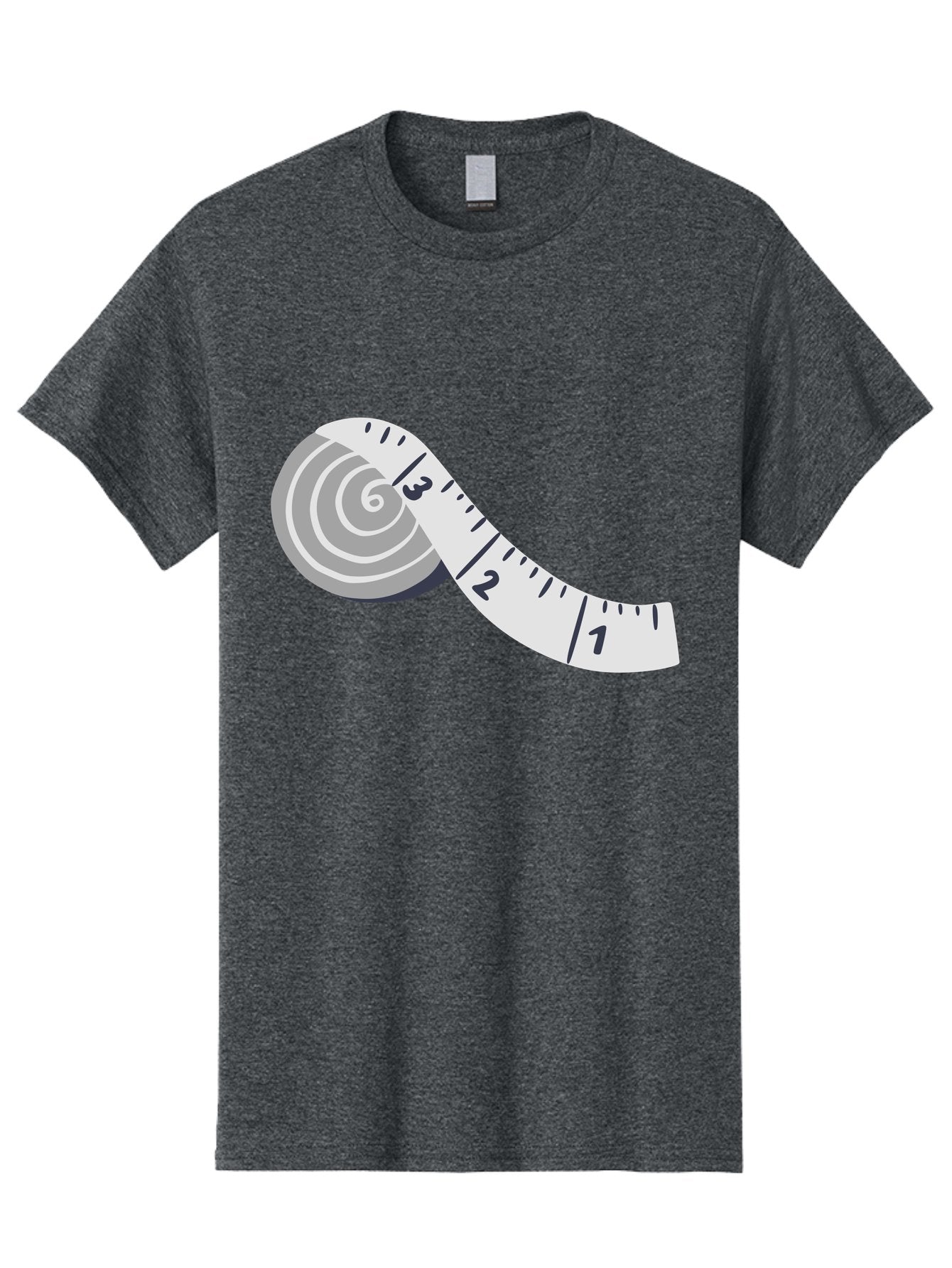 Tape-Measure Men'S Graphic Tee, 100% Cotton, Comfortable Casual Summer Wear, Machine Washable, Tape Measure, Measuring Tape, Flexible Ruler, Measurement Tool, Sewing, Crafting, Diy, Body Measurement, Weight Loss Aac122 11