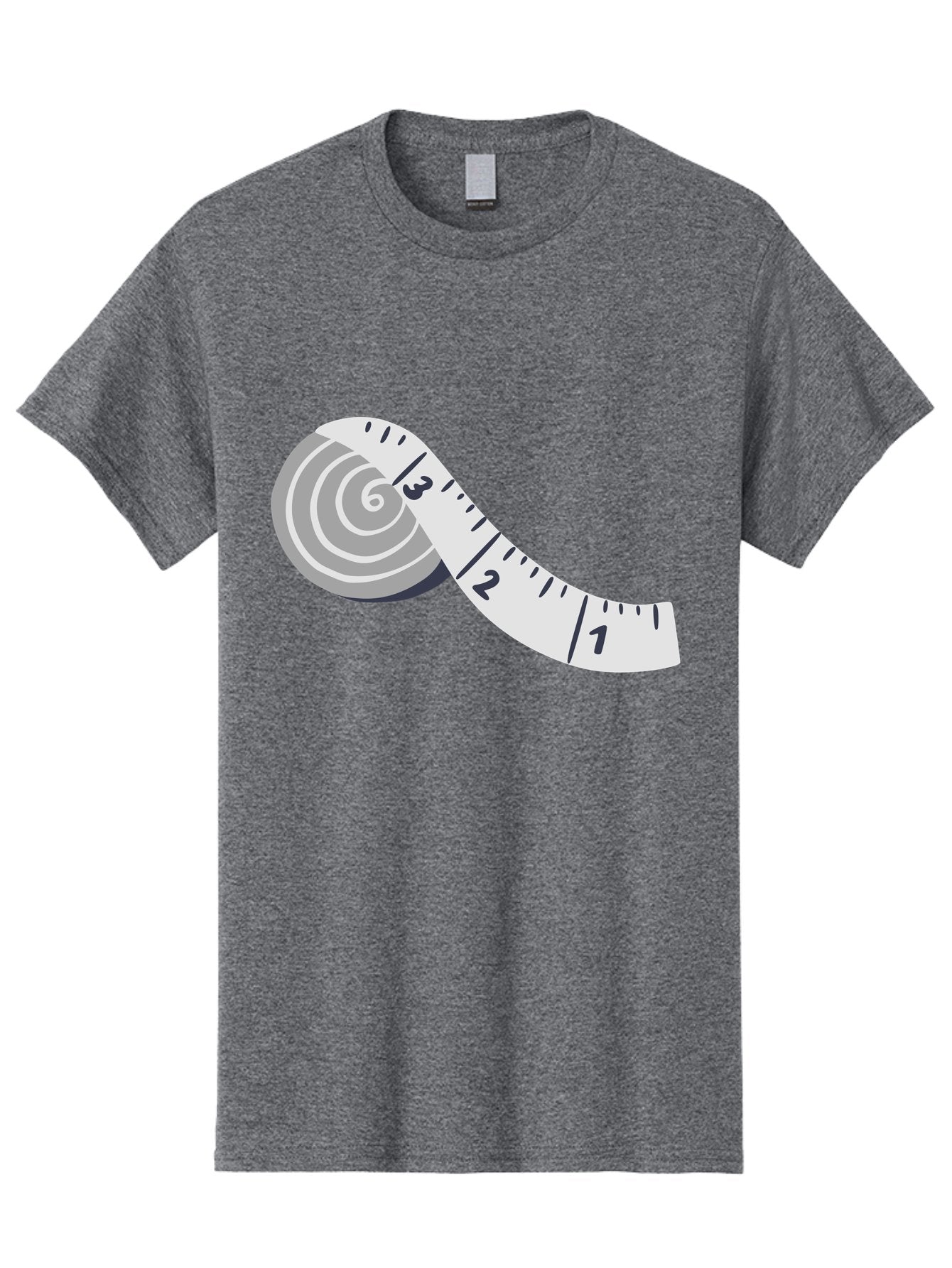 Tape-Measure Men'S Graphic Tee, 100% Cotton, Comfortable Casual Summer Wear, Machine Washable, Tape Measure, Measuring Tape, Flexible Ruler, Measurement Tool, Sewing, Crafting, Diy, Body Measurement, Weight Loss Aac122 15