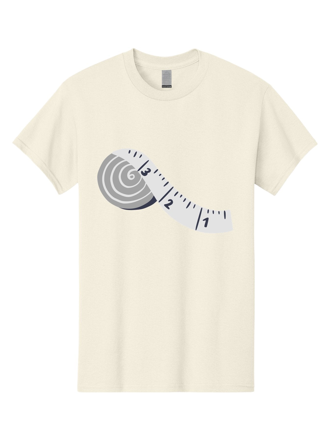 Tape-Measure Men'S Graphic Tee, 100% Cotton, Comfortable Casual Summer Wear, Machine Washable, Tape Measure, Measuring Tape, Flexible Ruler, Measurement Tool, Sewing, Crafting, Diy, Body Measurement, Weight Loss Aac122 3