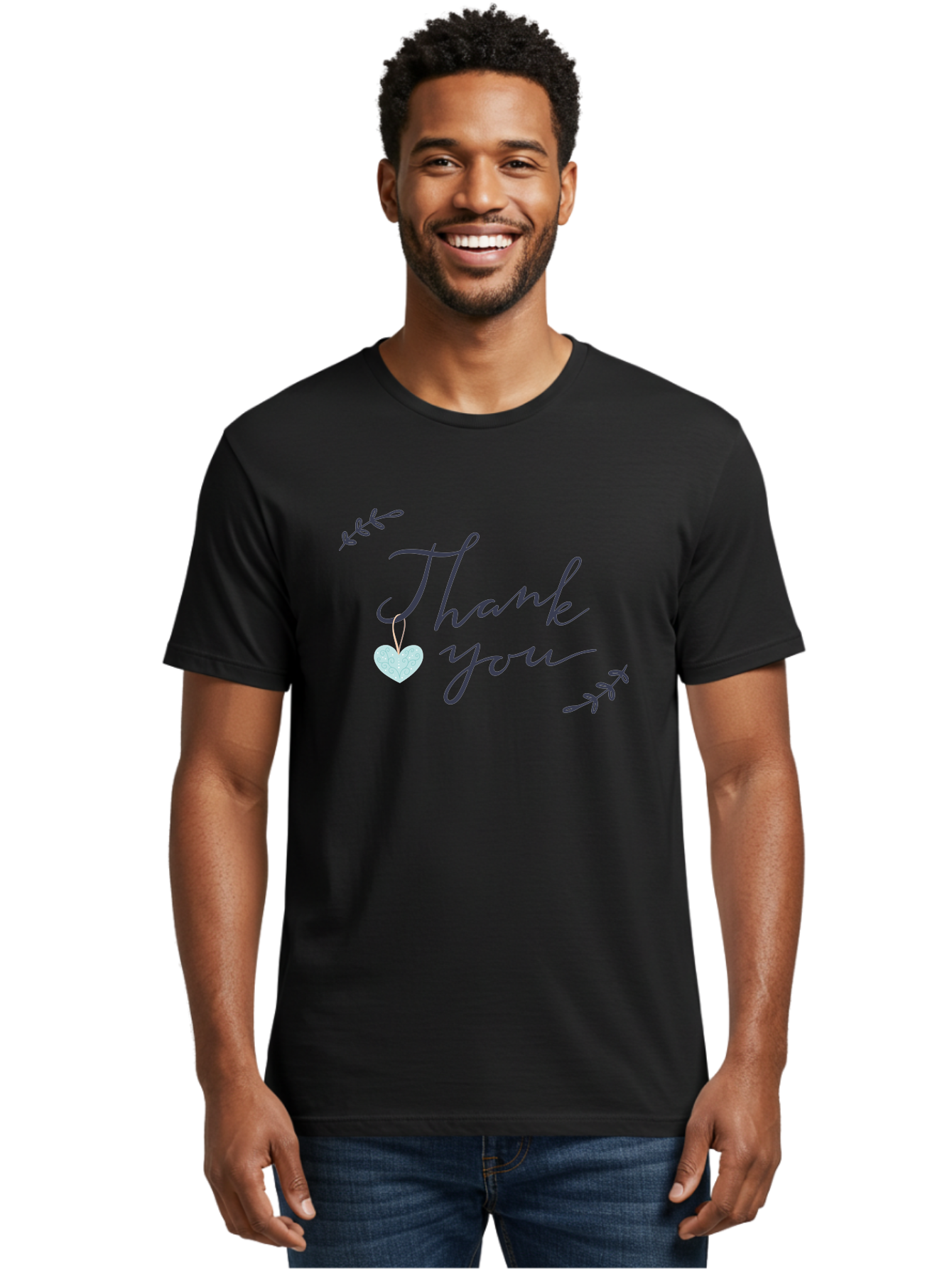 Thank-You-1 Men'S Graphic Tee, 100% Cotton, Comfortable Casual Summer Wear, Machine Washable, Thank You Message, Gratitude, Appreciation, Heart Symbol, Love, Kindness, Positive Vibes, Sweet Gesture, Purple Script, Glittery Heart Aac124 16