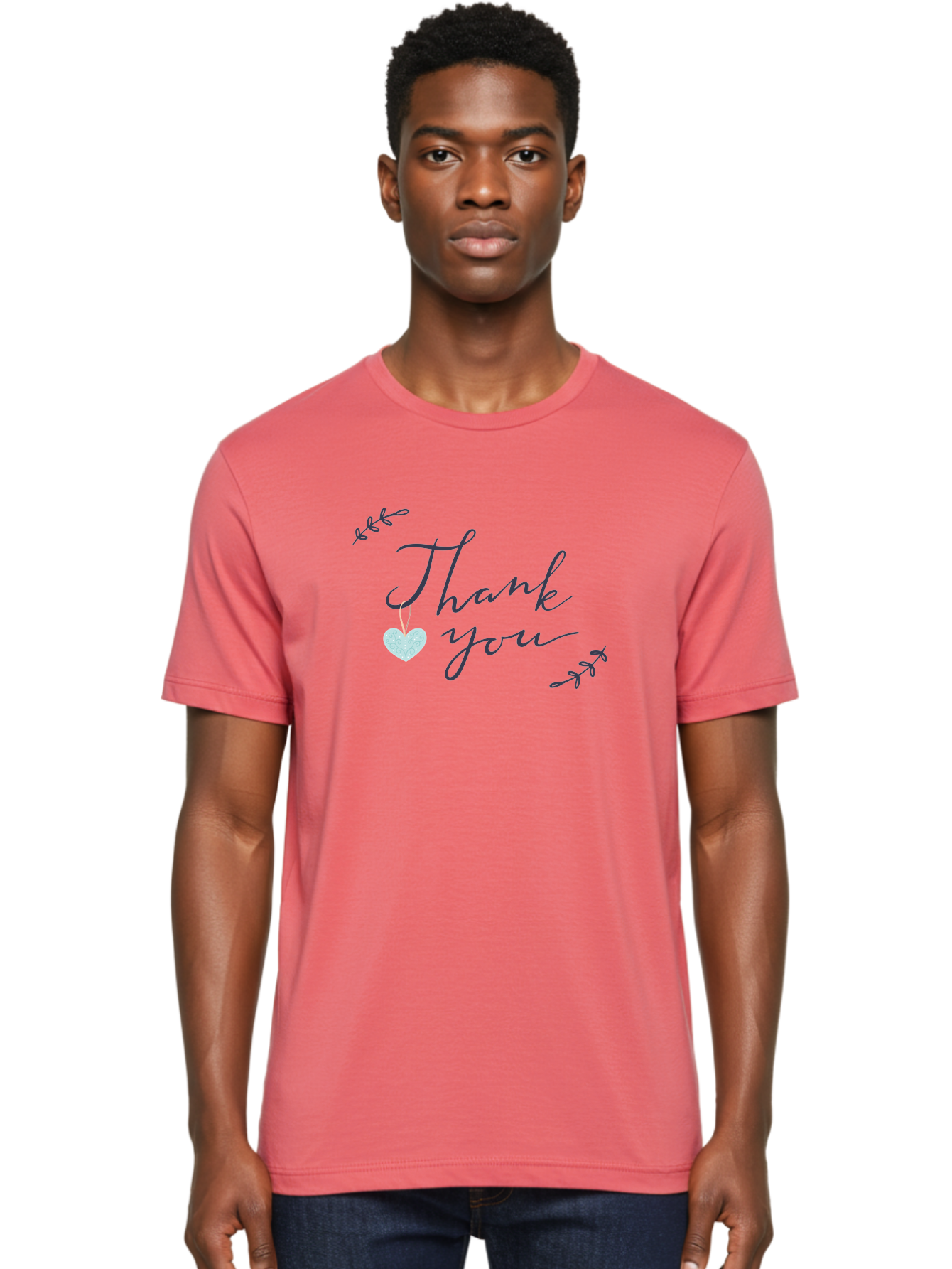 Thank-You-1 Men'S Graphic Tee, 100% Cotton, Comfortable Casual Summer Wear, Machine Washable, Thank You Message, Gratitude, Appreciation, Heart Symbol, Love, Kindness, Positive Vibes, Sweet Gesture, Purple Script, Glittery Heart Aac124 28