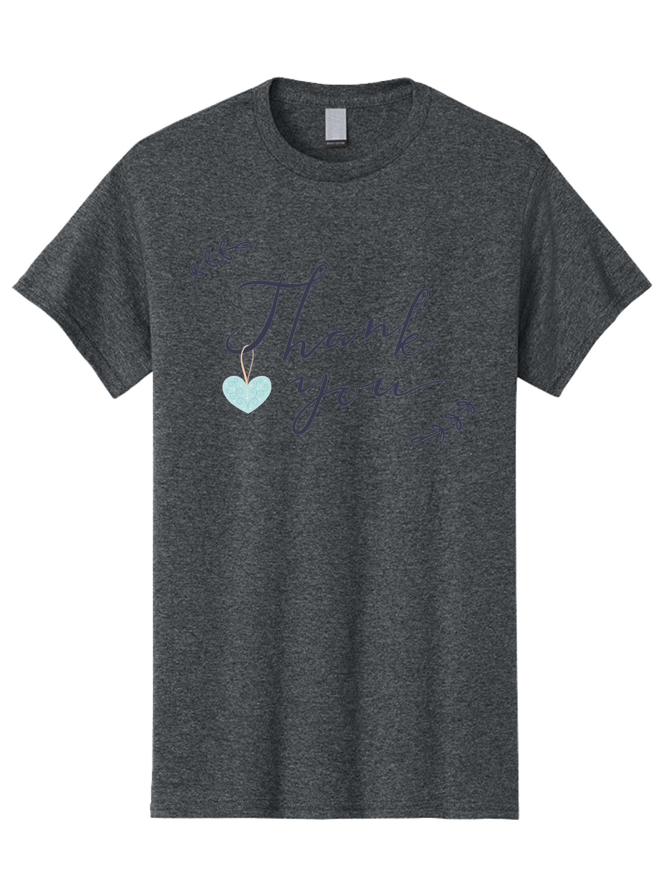 Thank-You-1 Men'S Graphic Tee, 100% Cotton, Comfortable Casual Summer Wear, Machine Washable, Thank You Message, Gratitude, Appreciation, Heart Symbol, Love, Kindness, Positive Vibes, Sweet Gesture, Purple Script, Glittery Heart Aac124 19