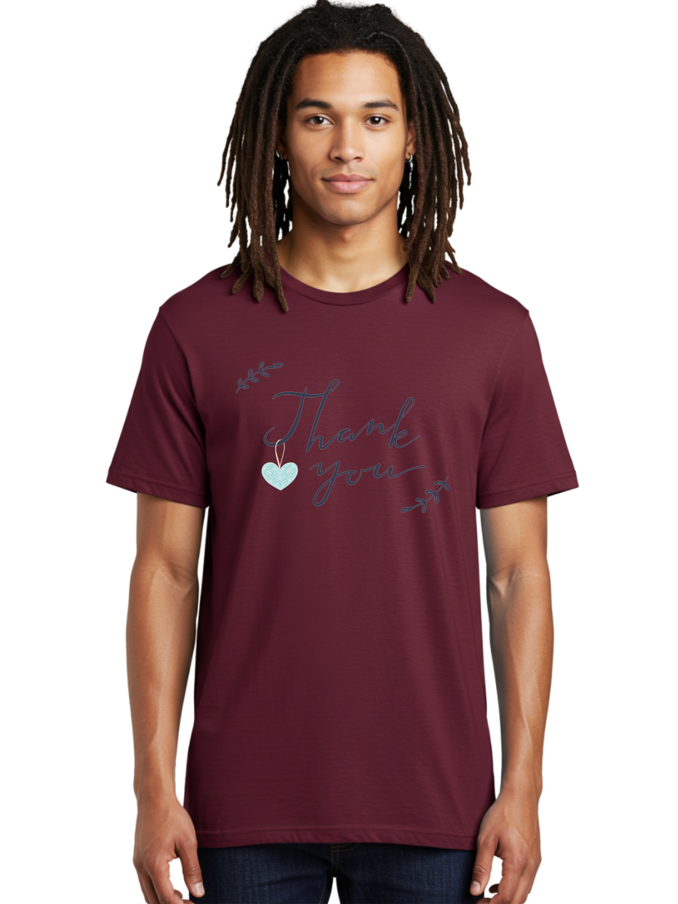 Thank-You-1 Men'S Graphic Tee, 100% Cotton, Comfortable Casual Summer Wear, Machine Washable, Thank You Message, Gratitude, Appreciation, Heart Symbol, Love, Kindness, Positive Vibes, Sweet Gesture, Purple Script, Glittery Heart Aac124 30