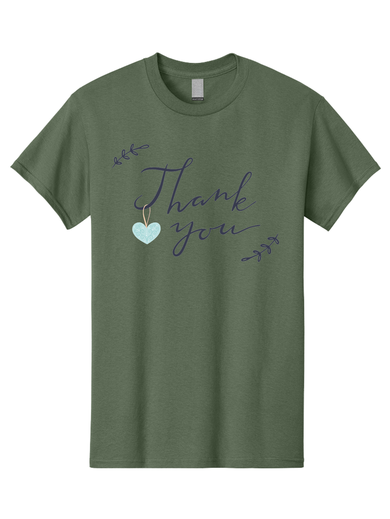 Thank-You-1 Men'S Graphic Tee, 100% Cotton, Comfortable Casual Summer Wear, Machine Washable, Thank You Message, Gratitude, Appreciation, Heart Symbol, Love, Kindness, Positive Vibes, Sweet Gesture, Purple Script, Glittery Heart Aac124