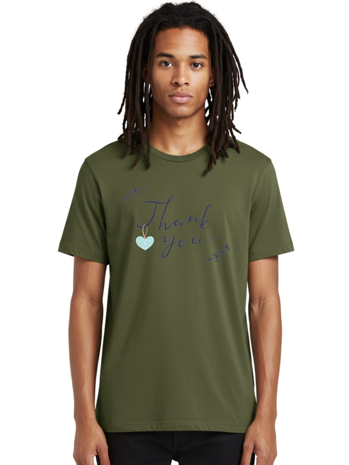 Thank-You-1 Men'S Graphic Tee, 100% Cotton, Comfortable Casual Summer Wear, Machine Washable, Thank You Message, Gratitude, Appreciation, Heart Symbol, Love, Kindness, Positive Vibes, Sweet Gesture, Purple Script, Glittery Heart Aac124