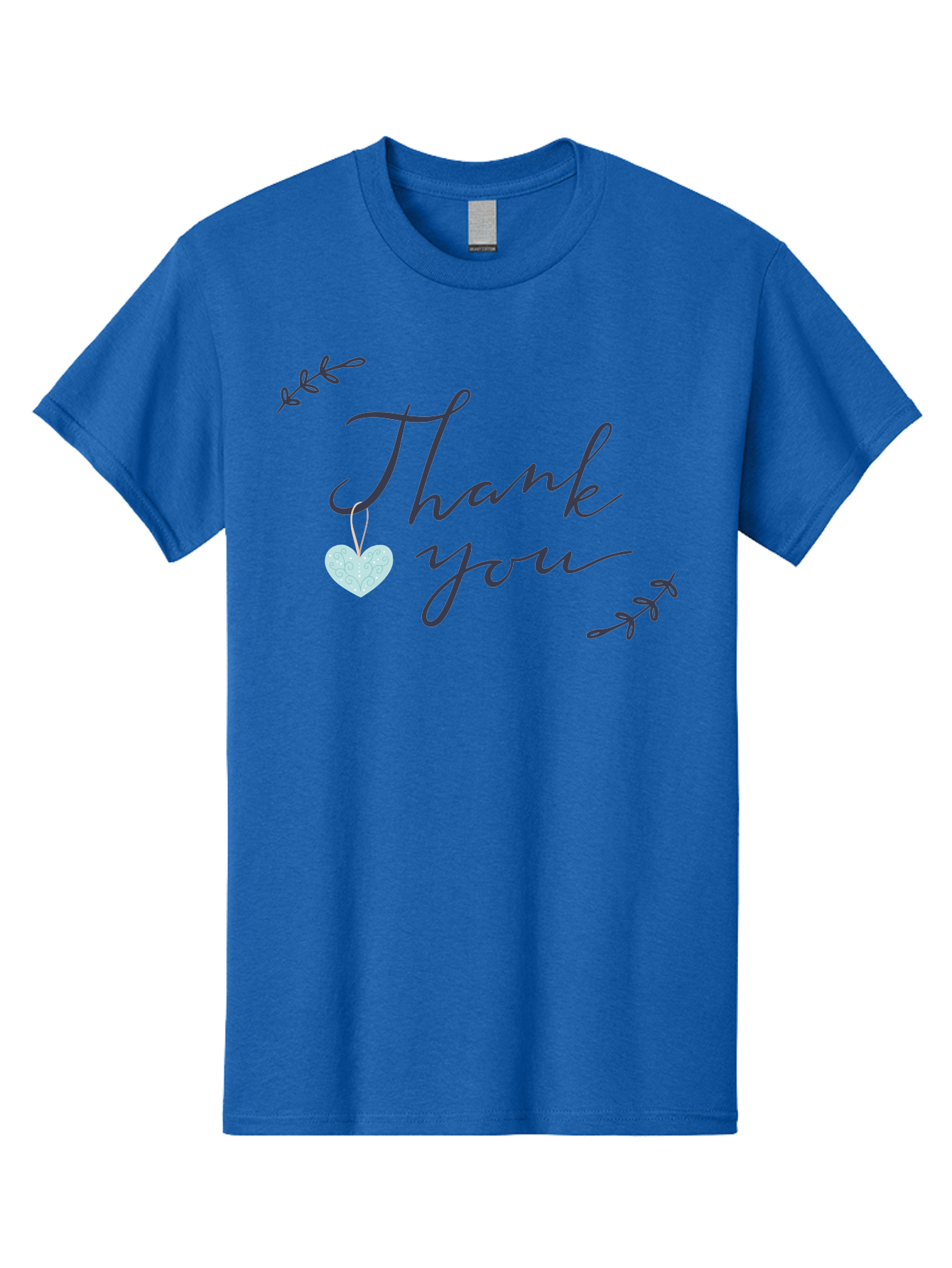 Thank-You-1 Men'S Graphic Tee, 100% Cotton, Comfortable Casual Summer Wear, Machine Washable, Thank You Message, Gratitude, Appreciation, Heart Symbol, Love, Kindness, Positive Vibes, Sweet Gesture, Purple Script, Glittery Heart Aac124 25