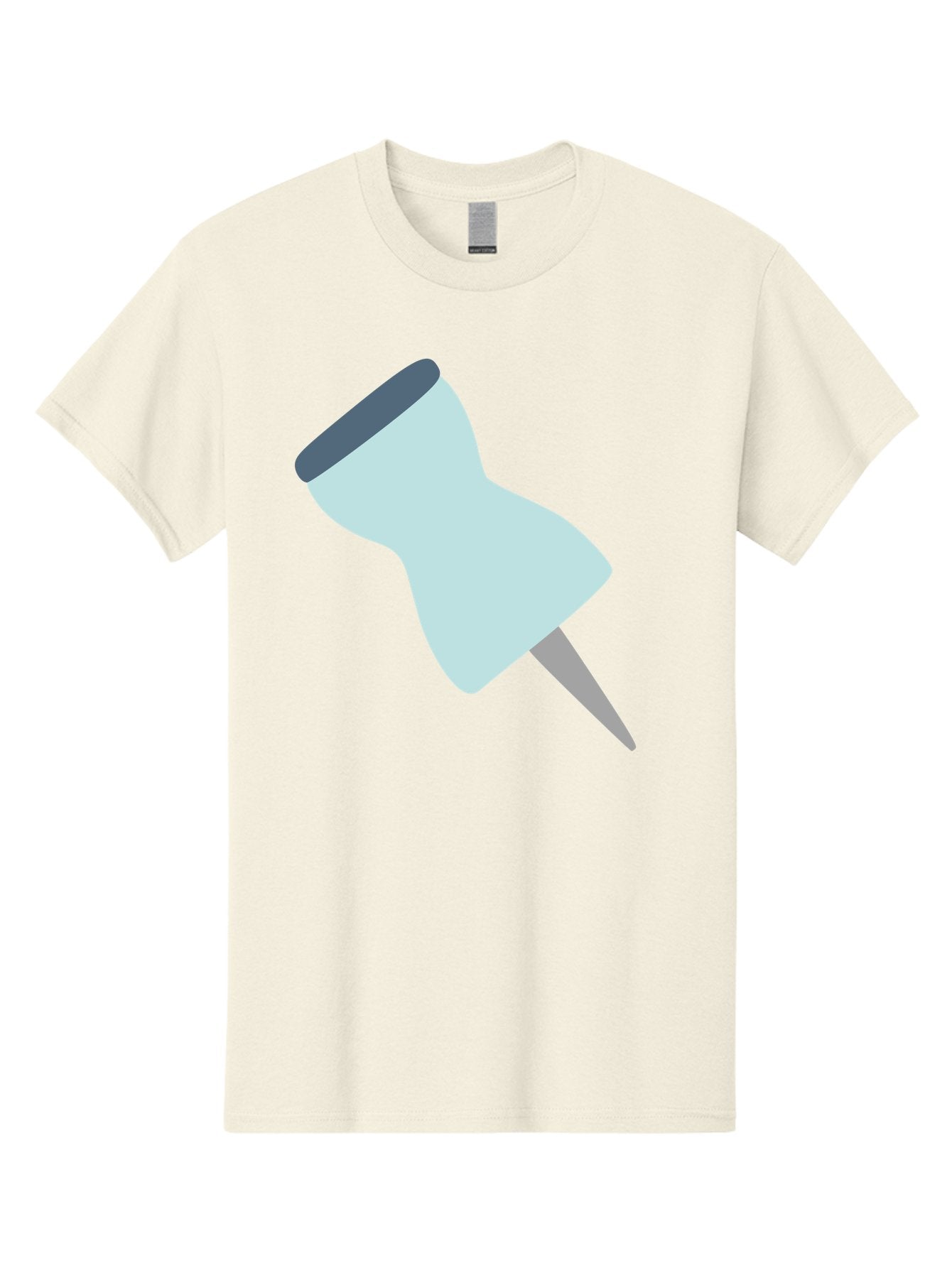 Thumbtack-1 Men'S Graphic Tee, 100% Cotton, Comfortable Casual Summer Wear, Machine Washable, Thumbtack, Push Pin, Office Supplies, Stationery, Pin, Tack, Drawing Pin, Office Accessory, Desktop Item, Organizational Tool Aac127 4