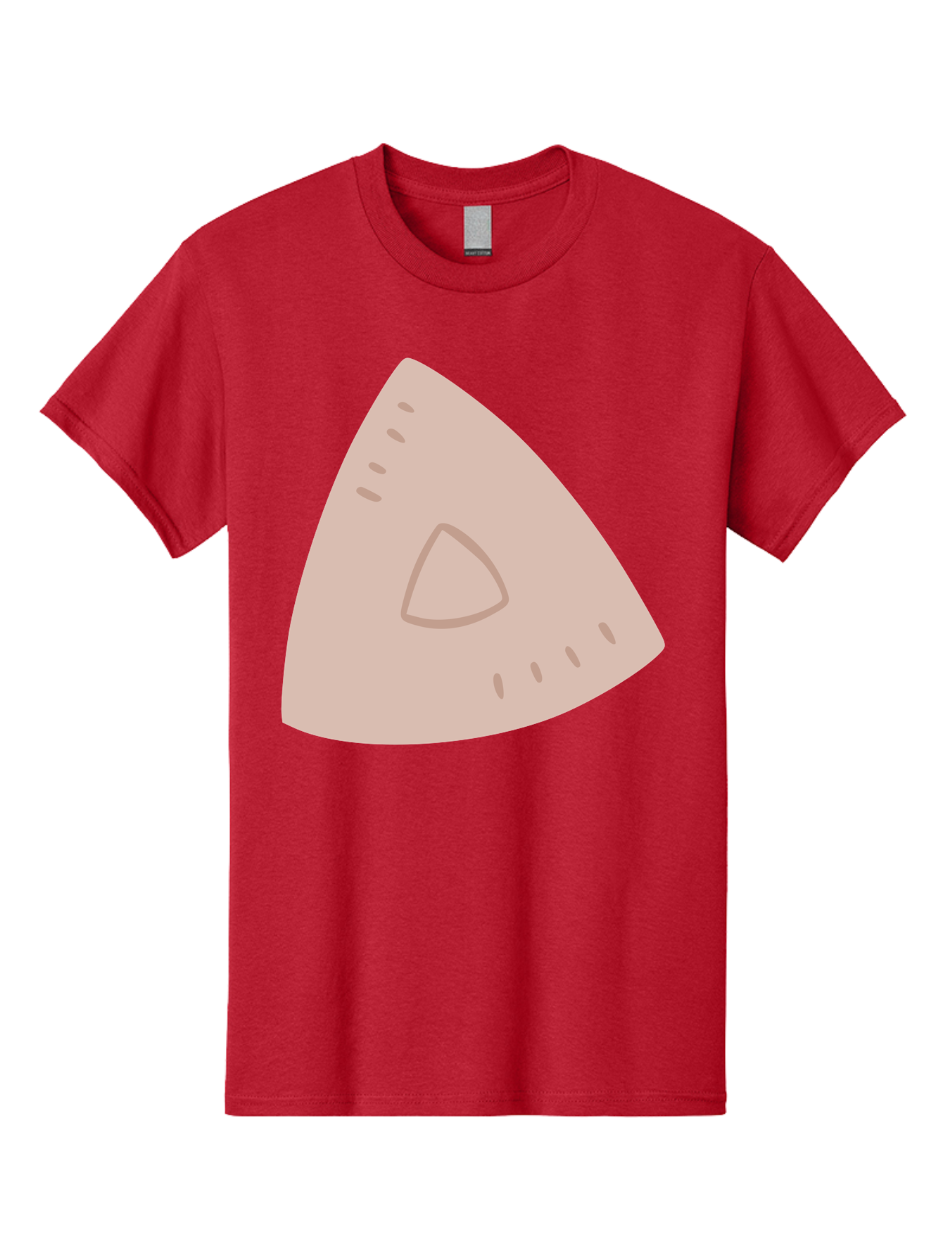 Triangle Men'S Graphic Tee, 100% Cotton, Comfortable Casual Summer Wear, Machine Washable, Tricorn Hat, Pirate Hat, Historical Fashion, 18Th Century Style, Cartoon Illustration, Minimalist Design, Simple Shapes, Muted Colors, Vintage Accessory Aac129 21