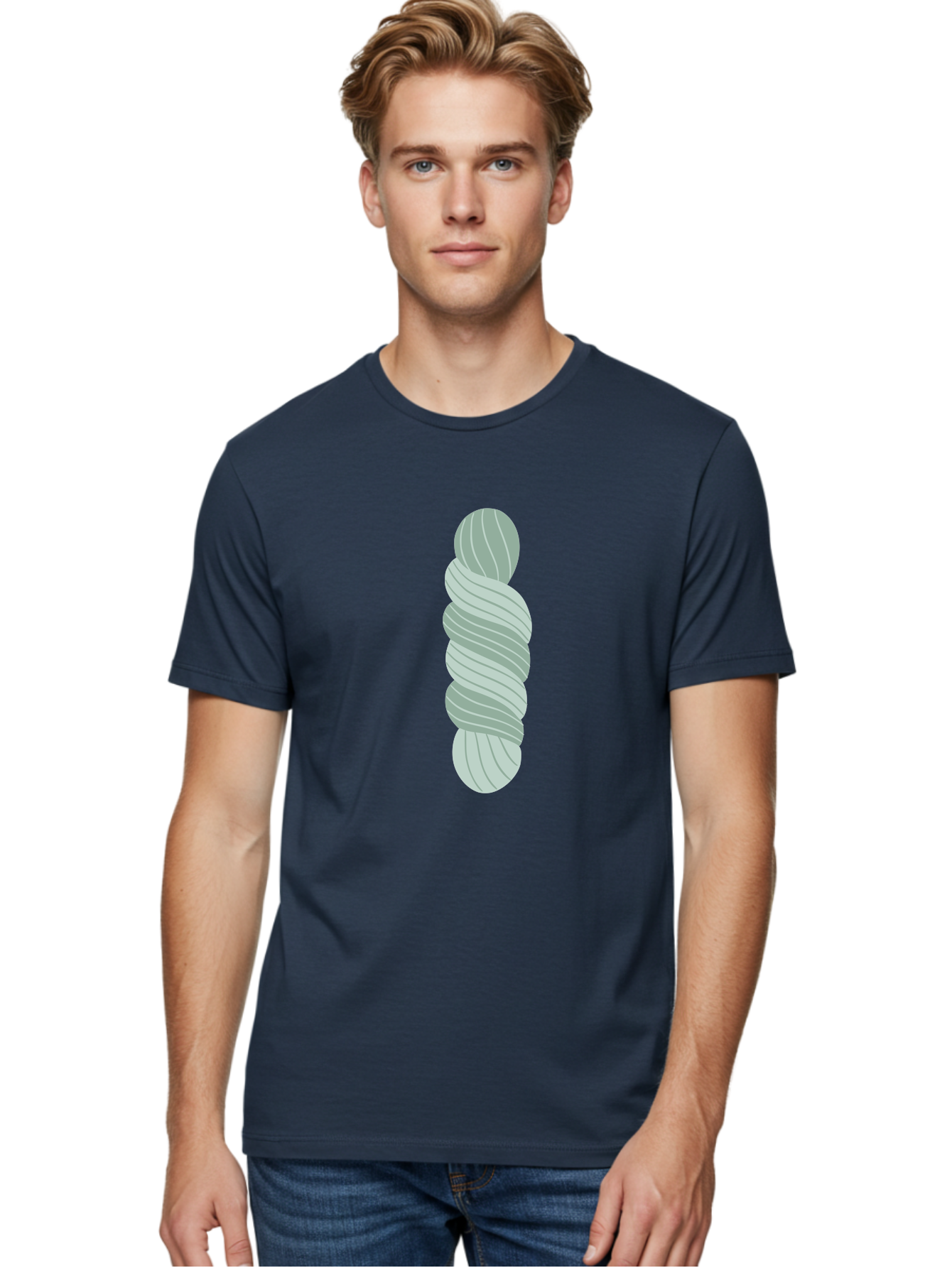 Twisted-Object Men'S Graphic Tee, 100% Cotton, Comfortable Casual Summer Wear, Machine Washable, Twisted Shape, Abstract Design, 3D Illustration, Spiral Pattern, Twisted Form, Modern Art, Digital Graphic, Abstract Shape Aac130 14