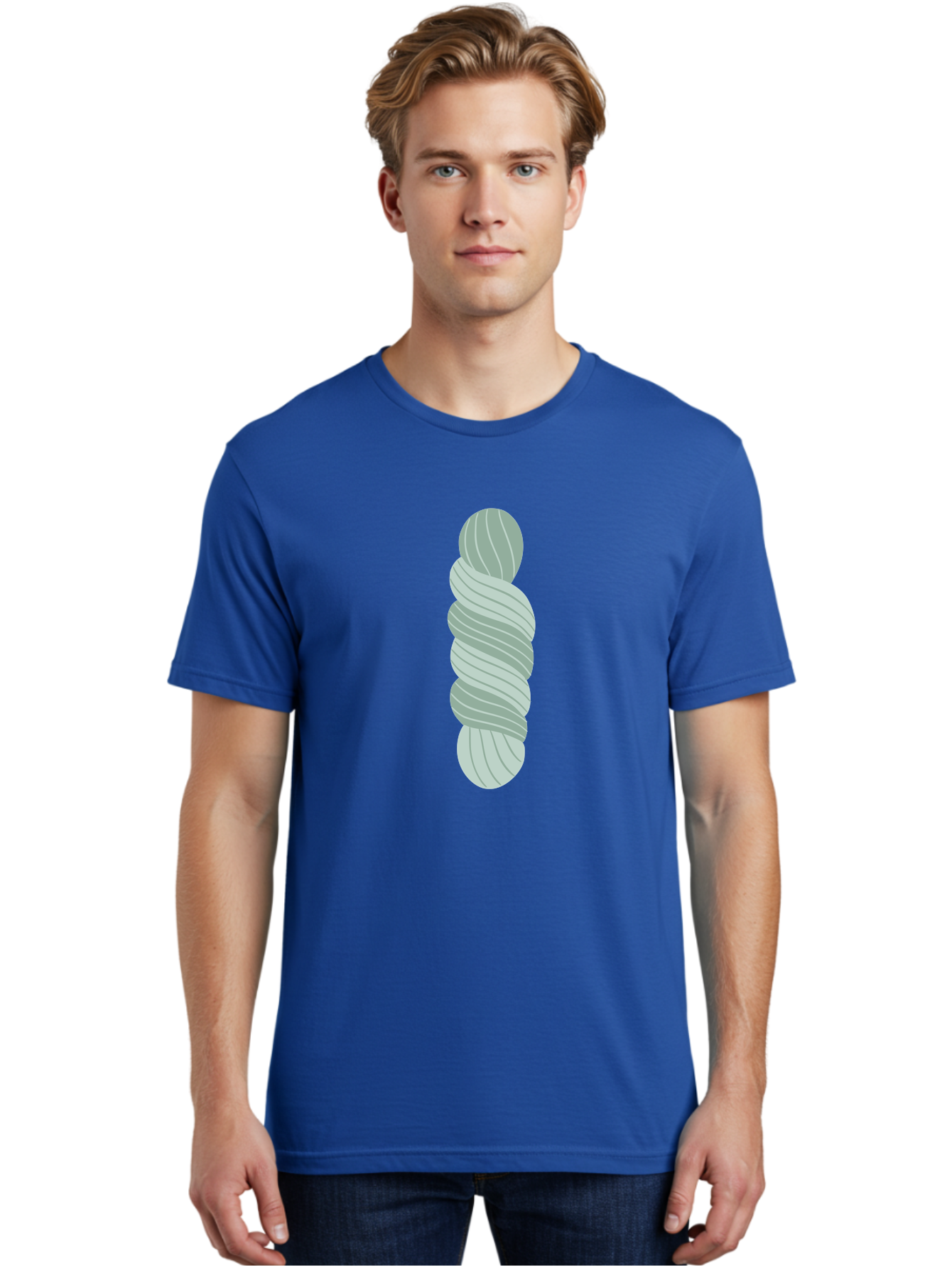 Twisted-Object Men'S Graphic Tee, 100% Cotton, Comfortable Casual Summer Wear, Machine Washable, Twisted Shape, Abstract Design, 3D Illustration, Spiral Pattern, Twisted Form, Modern Art, Digital Graphic, Abstract Shape Aac130