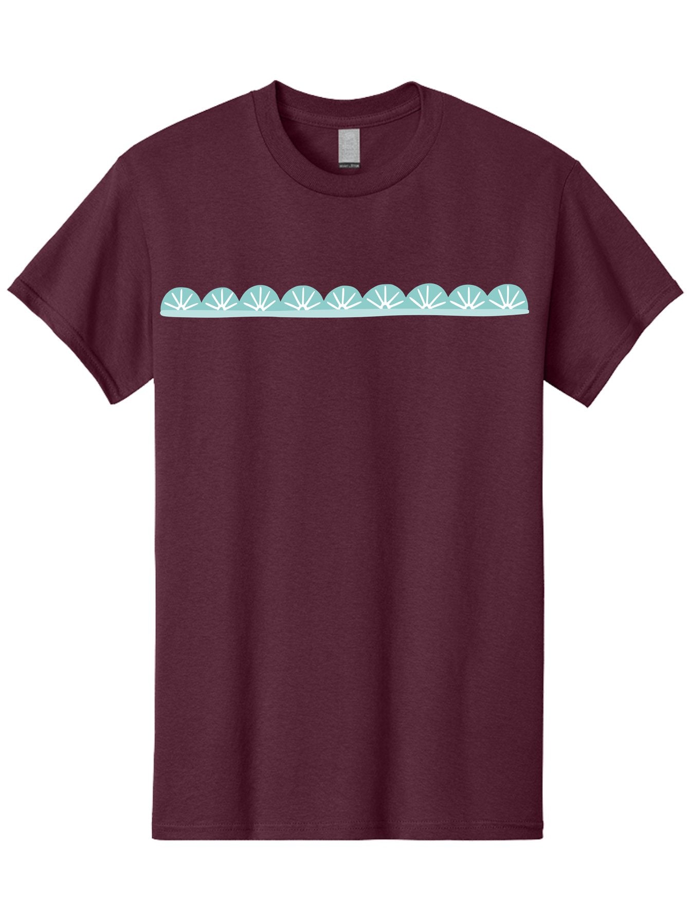 Umbrellas Men'S Graphic Tee, 100% Cotton, Comfortable Casual Summer Wear, Machine Washable, White Seashells, Shell Pattern, Ocean-Inspired Design, Coastal Decor, Beachy Vibe, Simple Illustration, Graphic Element Aac132