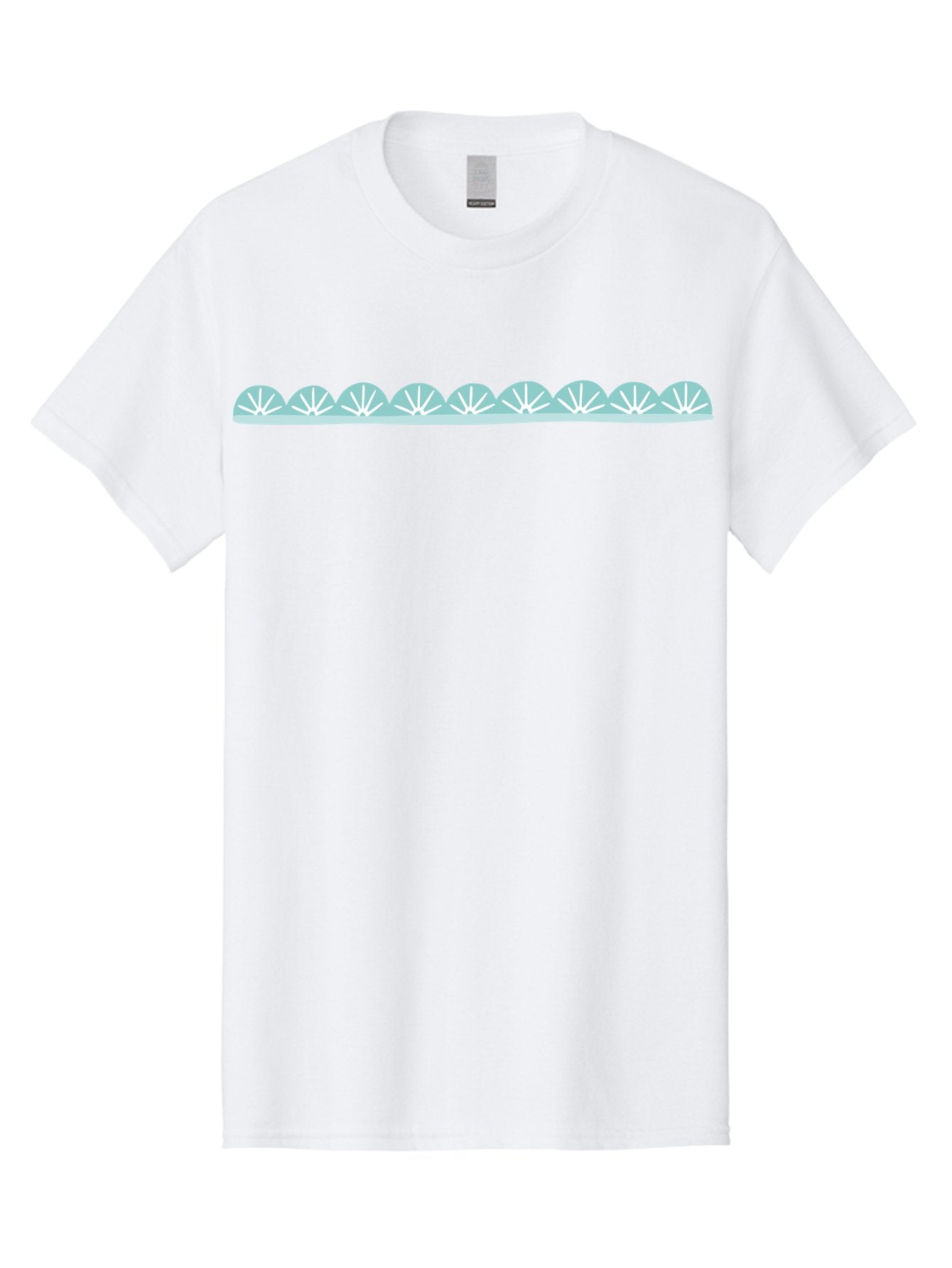 Umbrellas Men'S Graphic Tee, 100% Cotton, Comfortable Casual Summer Wear, Machine Washable, White Seashells, Shell Pattern, Ocean-Inspired Design, Coastal Decor, Beachy Vibe, Simple Illustration, Graphic Element Aac132 6
