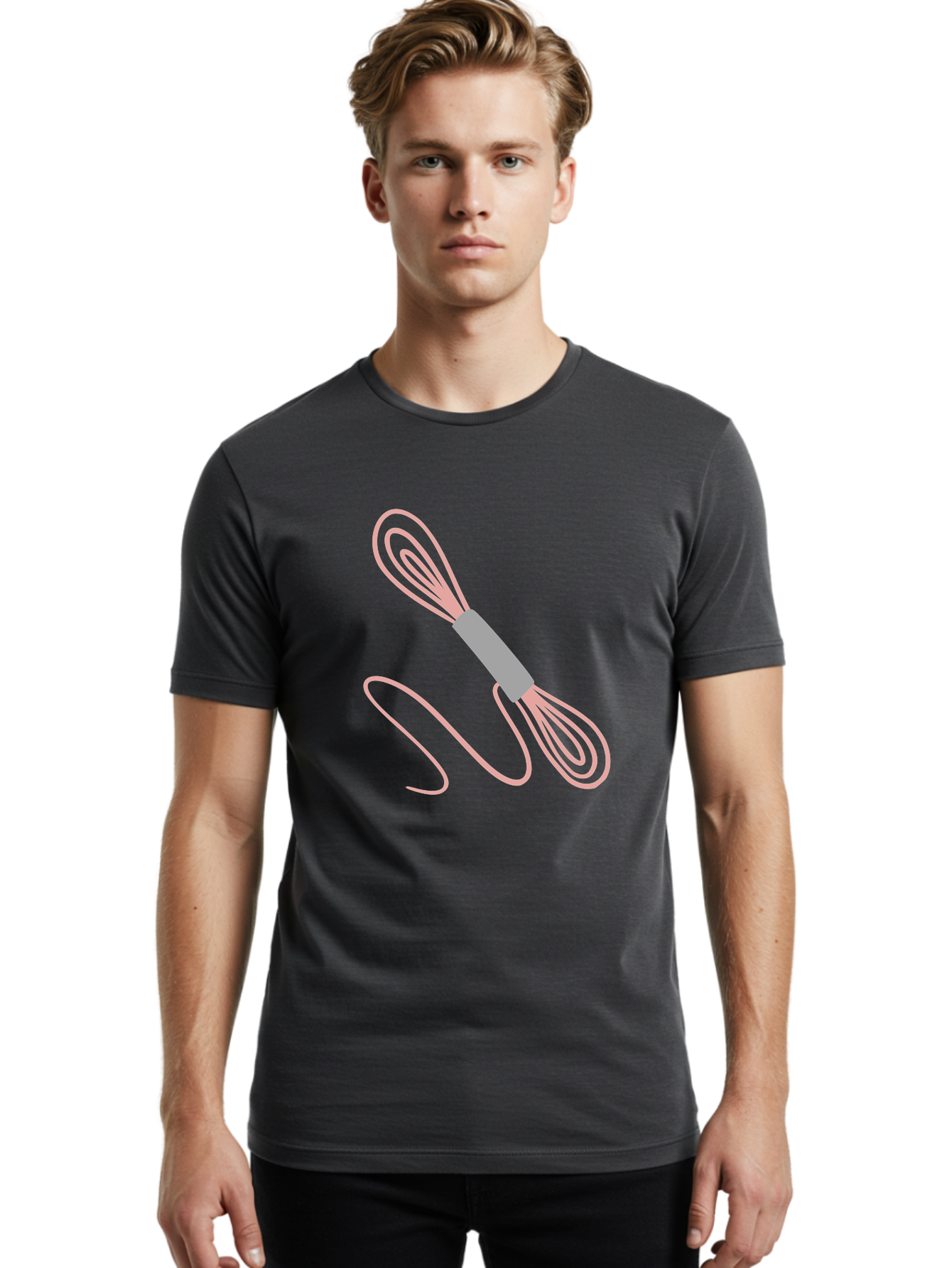 Whisk Men'S Graphic Tee, 100% Cotton, Comfortable Casual Summer Wear, Machine Washable, Cooking Utensils, Kitchen Tools, Whisk Design, Creative Graphics, Pastel Colors, Kitchenware, Cooking Essentials Aac133 14