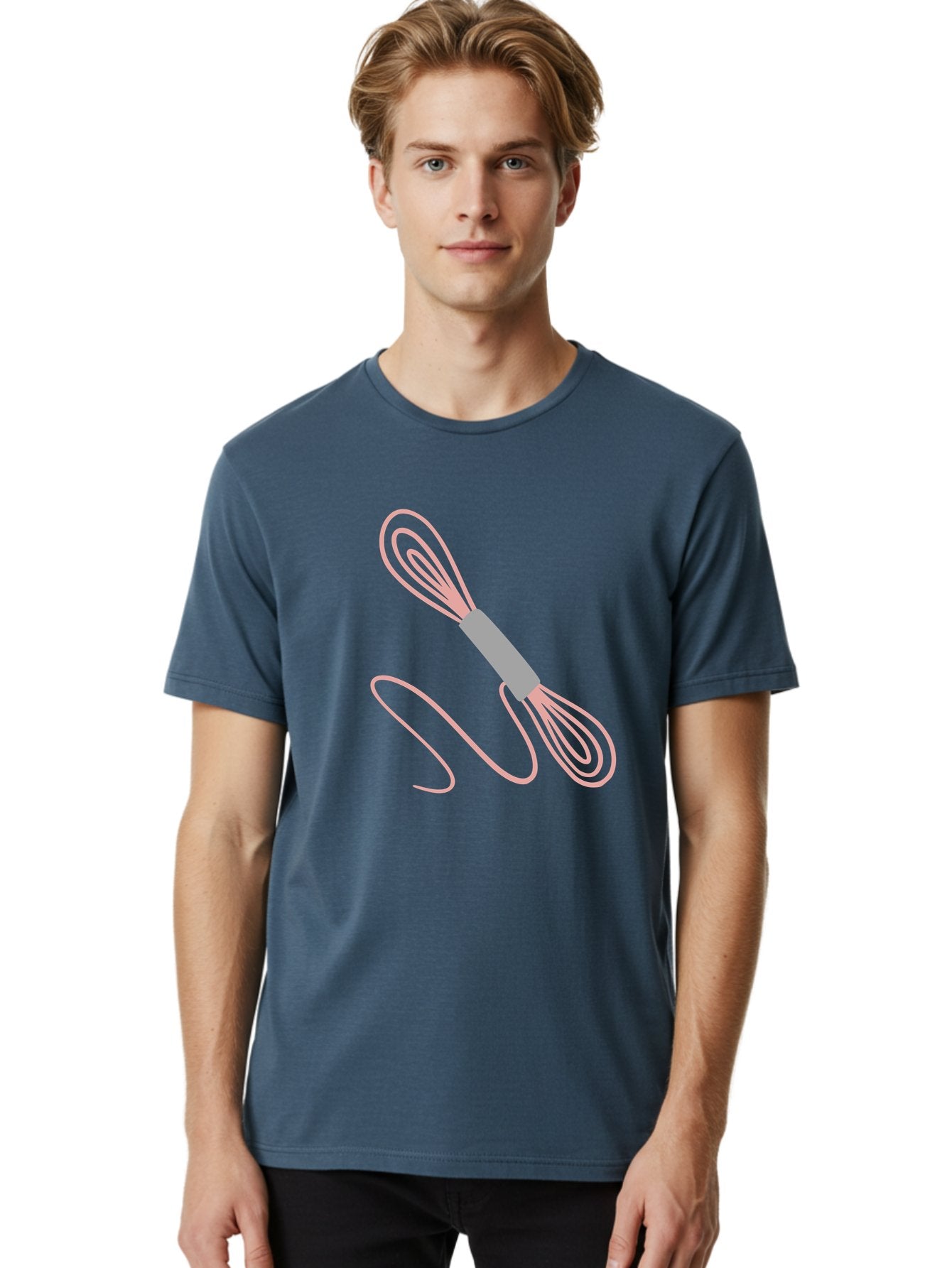 Whisk Men'S Graphic Tee, 100% Cotton, Comfortable Casual Summer Wear, Machine Washable, Cooking Utensils, Kitchen Tools, Whisk Design, Creative Graphics, Pastel Colors, Kitchenware, Cooking Essentials Aac133 26