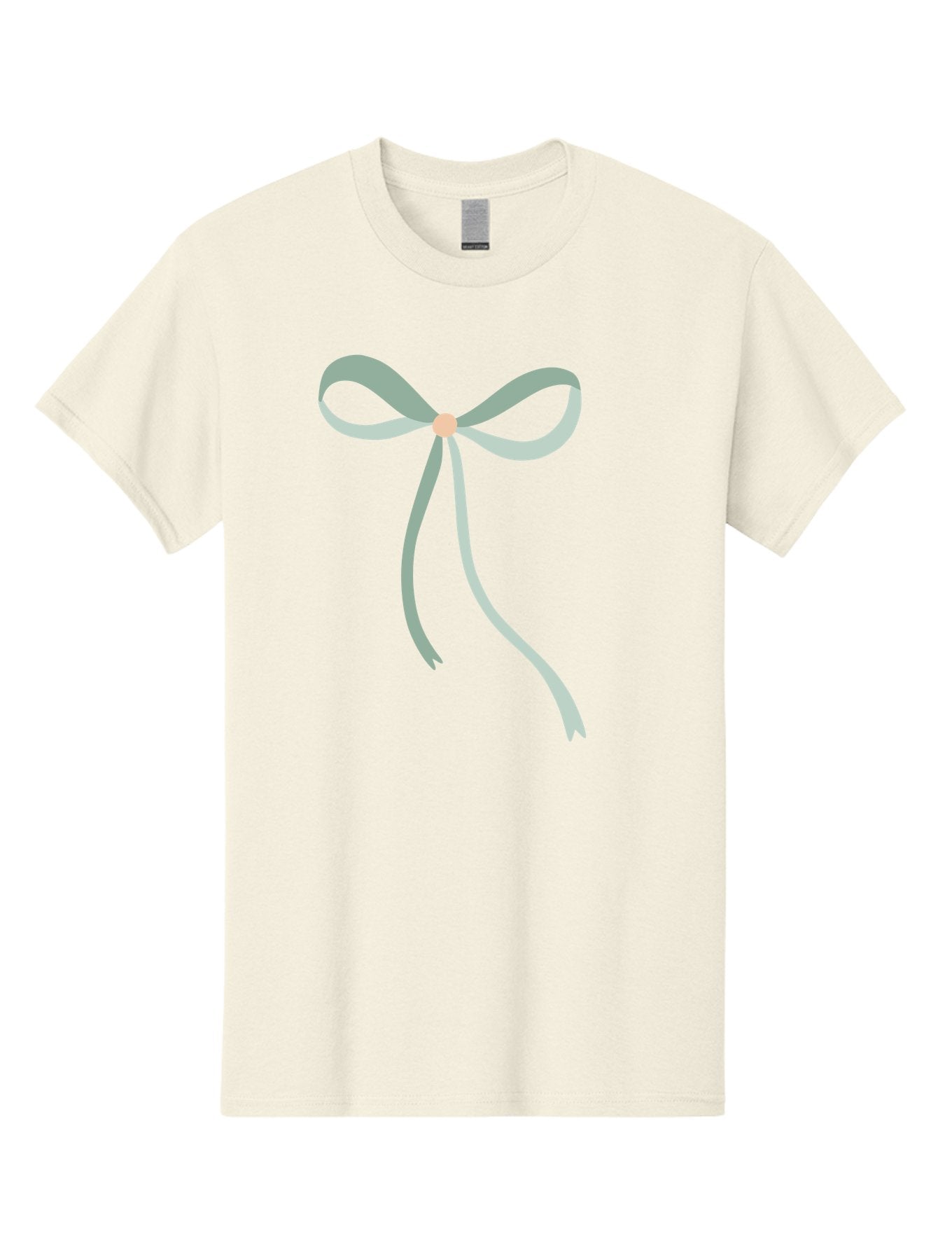 White-Bow Men'S Graphic Tee, 100% Cotton, Comfortable Casual Summer Wear, Machine Washable, Grey Ribbon, Bow Decoration, Gift Wrapping, Celebratory Decor, Party Favors, Elegant Design, Soft Pastel, Minimalist Style Aac134 14