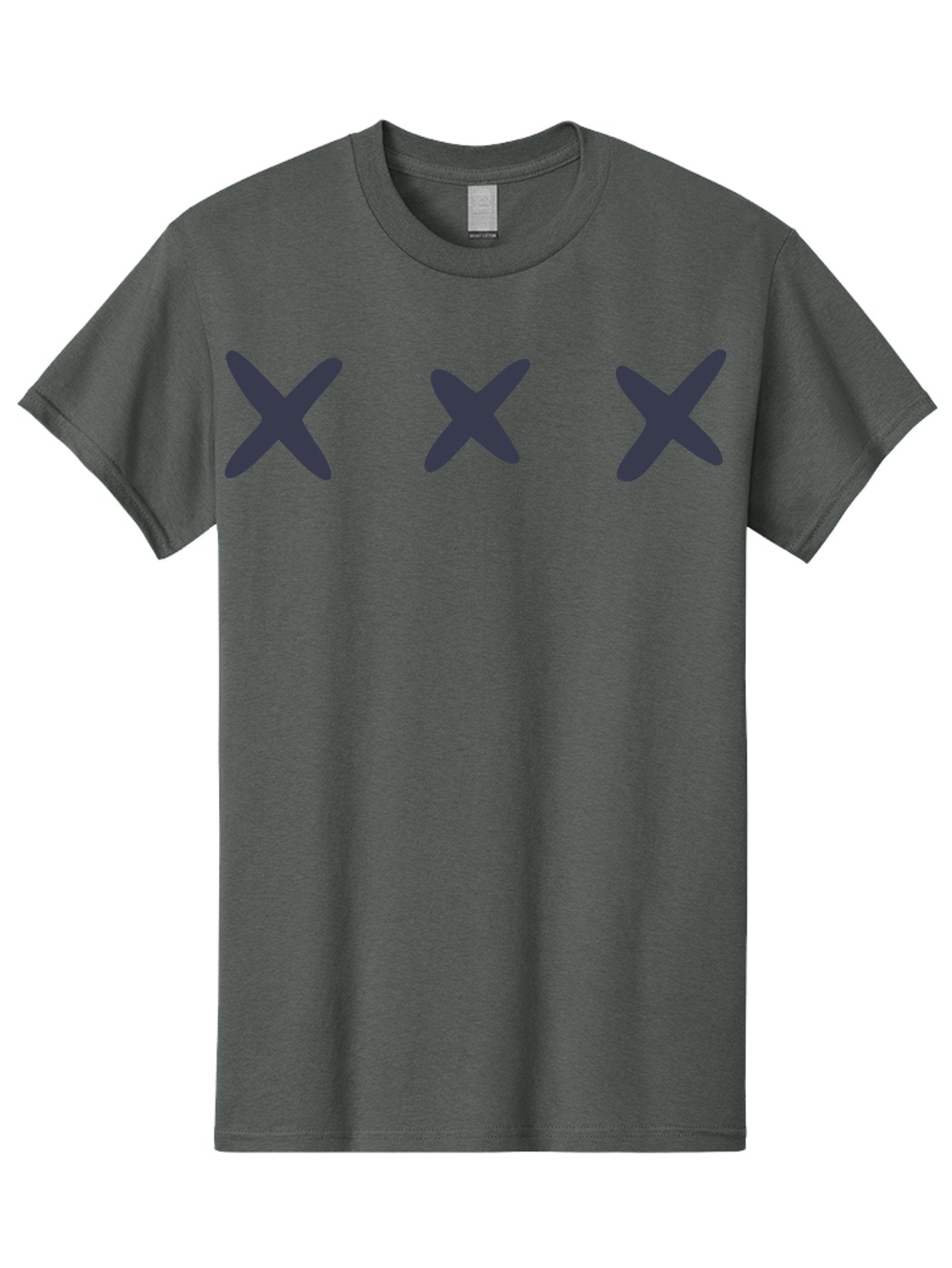 X-Marks-1 Men'S Graphic Tee, 100% Cotton, Comfortable Casual Summer Wear, Machine Washable, X Symbol, Delete Icon, Close Button, Cancel Sign, Cross Mark, Removal Indicator, Negative Symbol Aac142 8