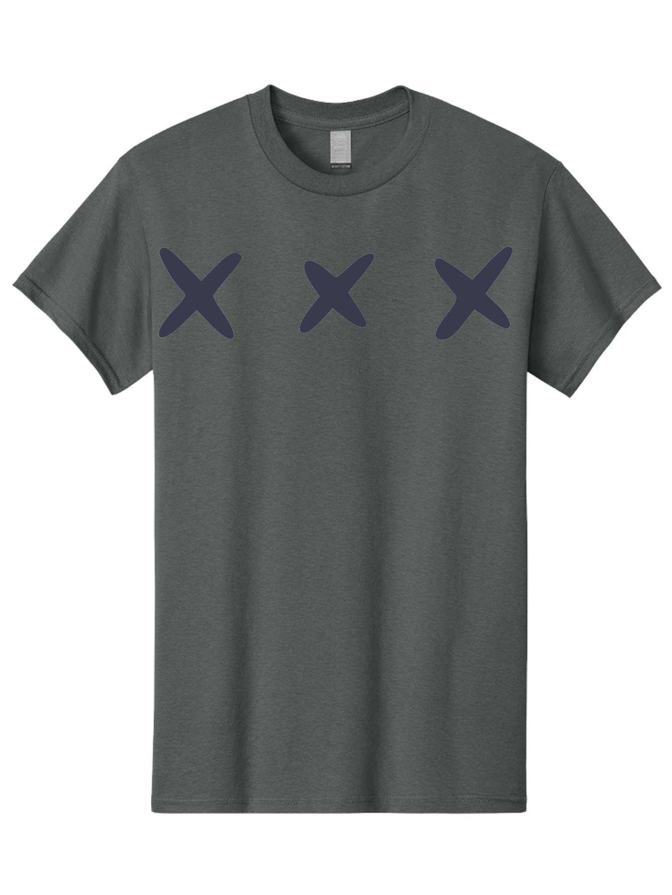 X-Marks-1 Men'S Graphic Tee, 100% Cotton, Comfortable Casual Summer Wear, Machine Washable, X Symbol, Delete Icon, Close Button, Cancel Sign, Cross Mark, Removal Indicator, Negative Symbol Aac142 11