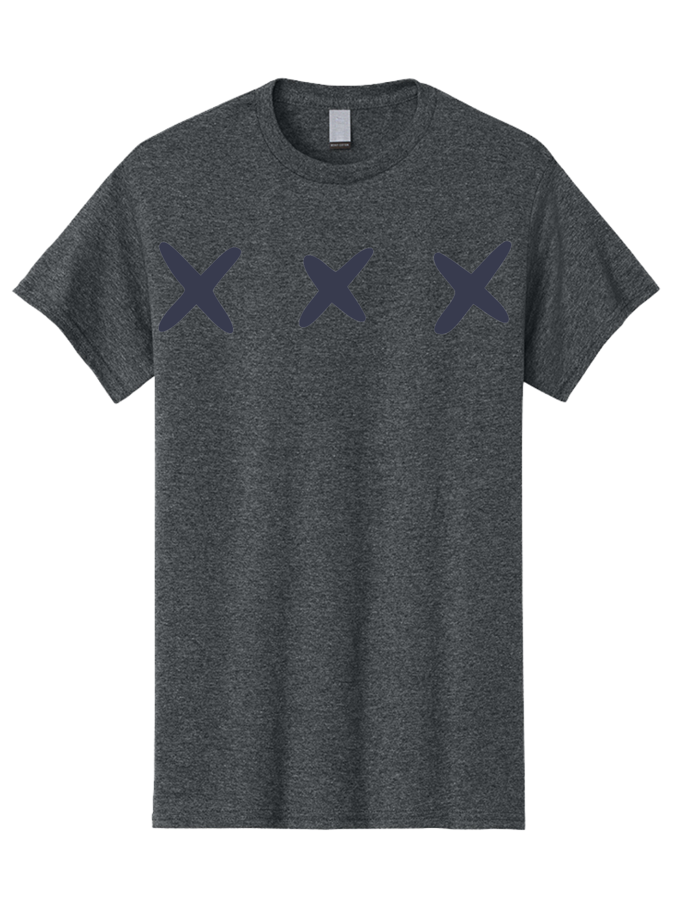 X-Marks-1 Men'S Graphic Tee, 100% Cotton, Comfortable Casual Summer Wear, Machine Washable, X Symbol, Delete Icon, Close Button, Cancel Sign, Cross Mark, Removal Indicator, Negative Symbol Aac142 3