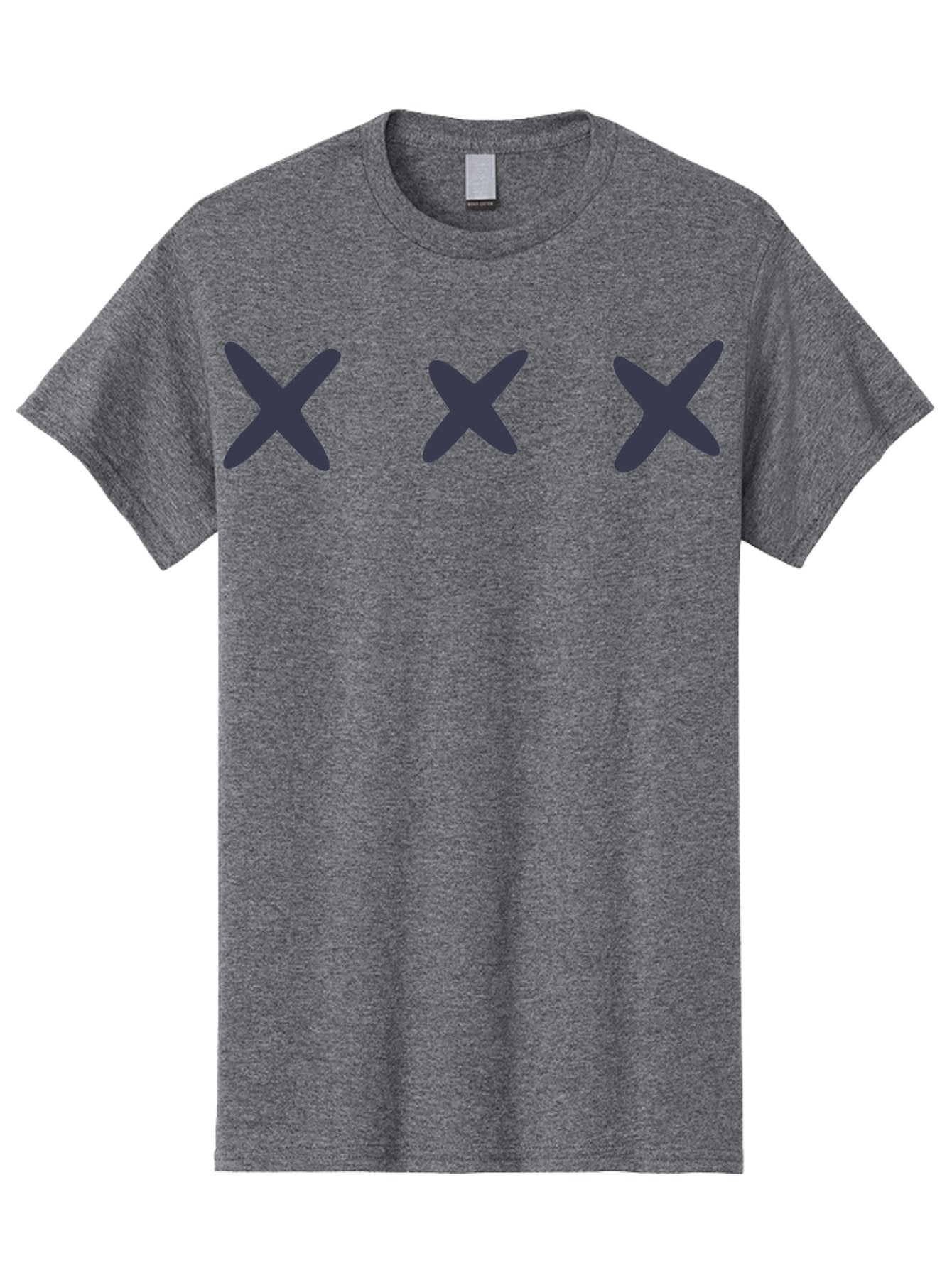X-Marks-1 Men'S Graphic Tee, 100% Cotton, Comfortable Casual Summer Wear, Machine Washable, X Symbol, Delete Icon, Close Button, Cancel Sign, Cross Mark, Removal Indicator, Negative Symbol Aac142 9