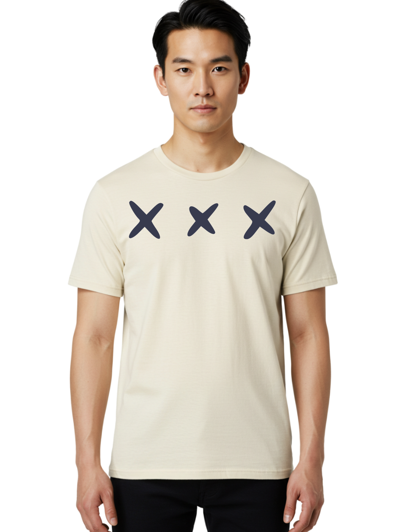 X-Marks-1 Men'S Graphic Tee, 100% Cotton, Comfortable Casual Summer Wear, Machine Washable, X Symbol, Delete Icon, Close Button, Cancel Sign, Cross Mark, Removal Indicator, Negative Symbol Aac142 26