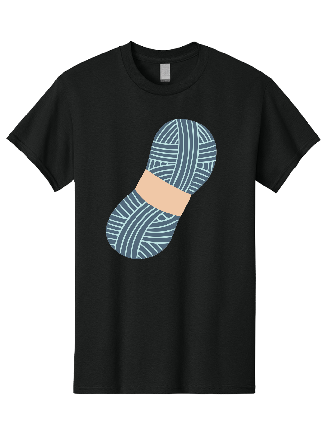Yarn-Ball-1 Men'S Graphic Tee, 100% Cotton, Comfortable Casual Summer Wear, Machine Washable, Gray Yarn, White Stripes, Yarn Ball, Knitting Supplies, Crochet Materials, Craft Project Aac144 5