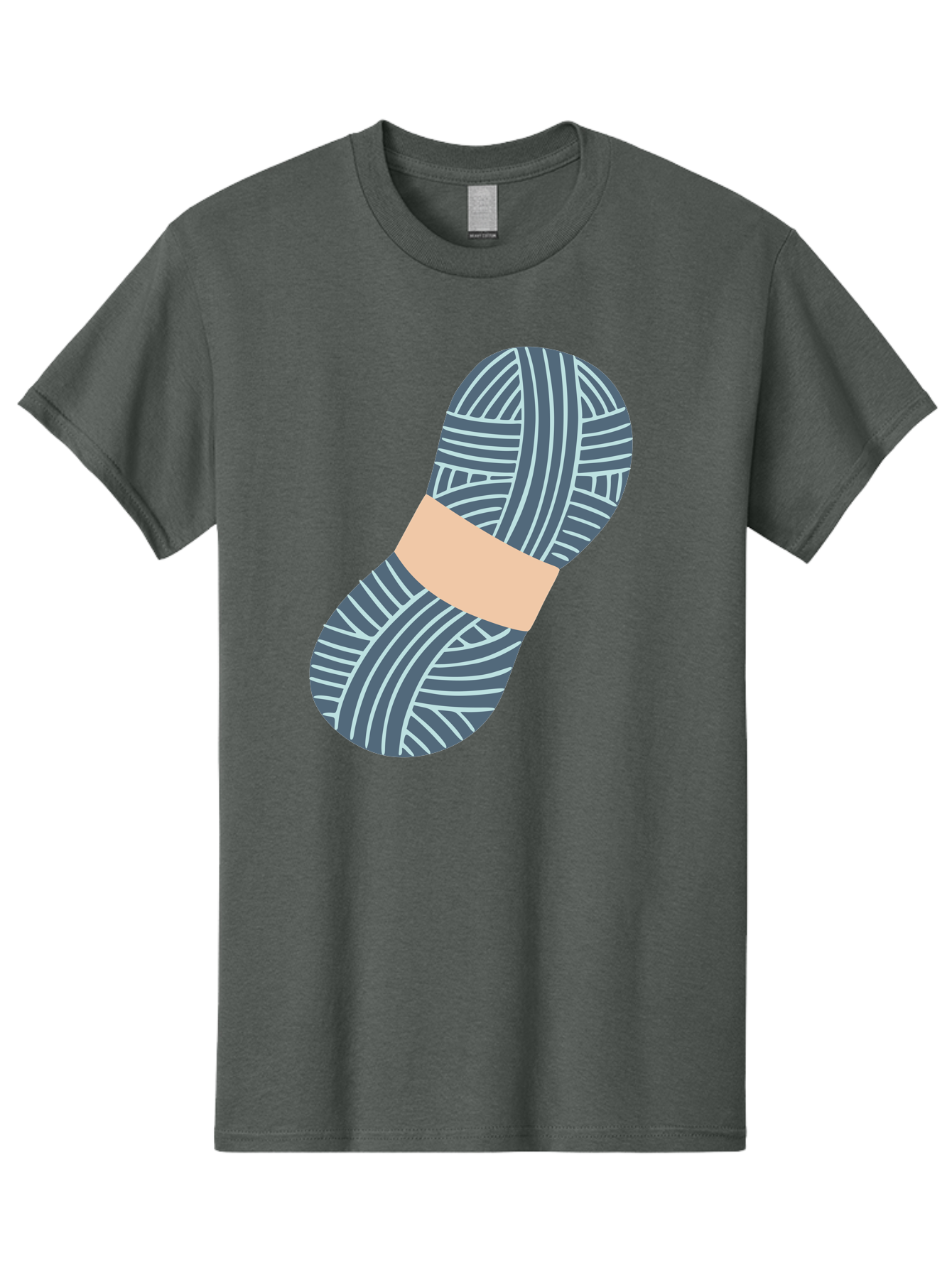 Yarn-Ball-1 Men'S Graphic Tee, 100% Cotton, Comfortable Casual Summer Wear, Machine Washable, Gray Yarn, White Stripes, Yarn Ball, Knitting Supplies, Crochet Materials, Craft Project Aac144 19