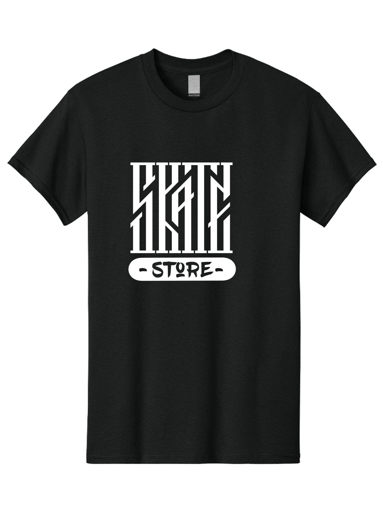 Hyn-Store Men'S Graphic Tee, 100% Cotton, Comfortable Casual Summer Wear, Machine Washable, Stylish Typography, Store Branding, Hyln Store, Modern Logo, Minimalist Design, Retail Identity, Green And White Color Scheme, Fashion Branding Aac150