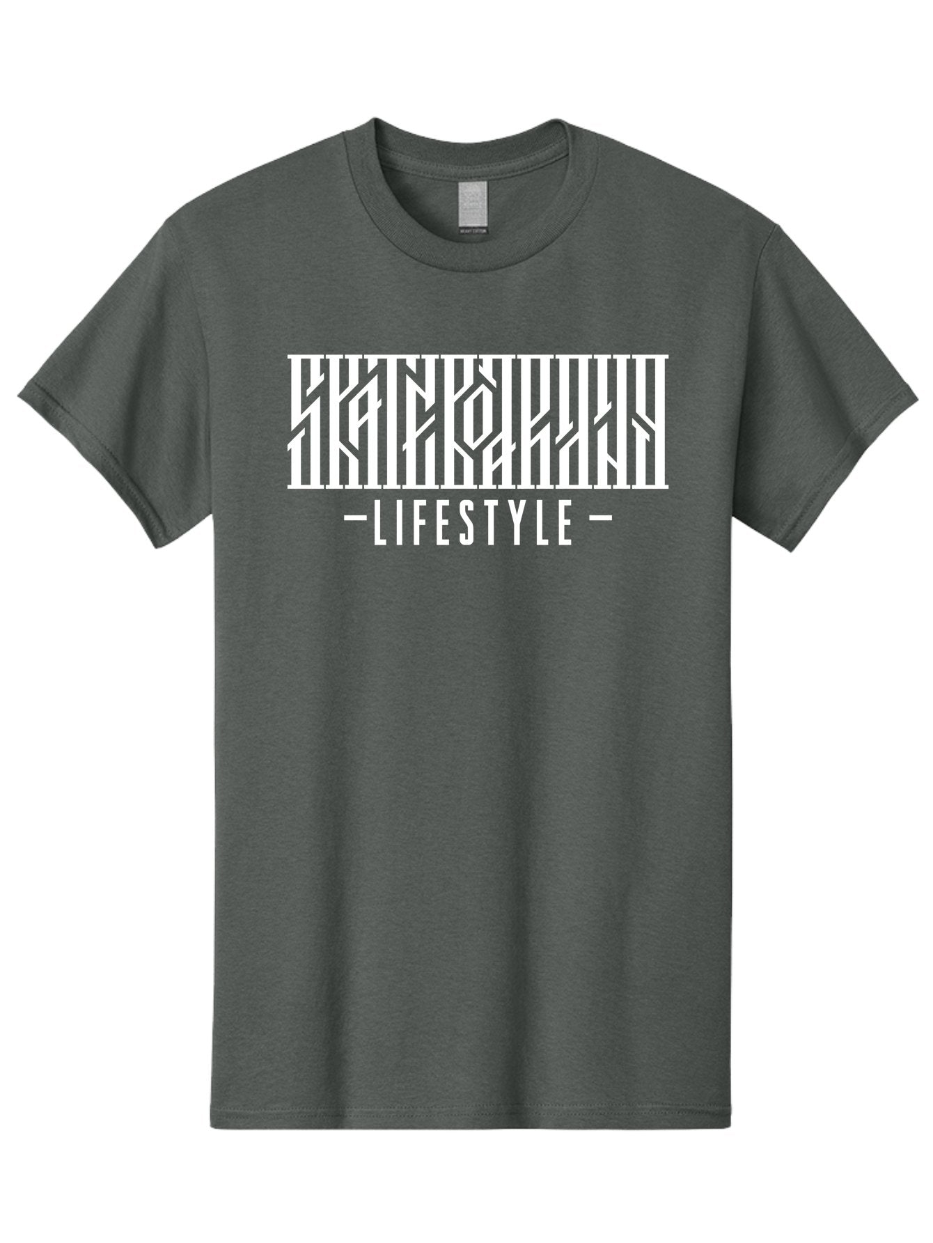 Lifestyle-1 Men'S Graphic Tee, 100% Cotton, Comfortable Casual Summer Wear, Machine Washable, Lifestyle Branding, White Typography, Modern Design, Geometric Patterns, Fashion Statement, Urban Style, Chic Aesthetics Aac151 14