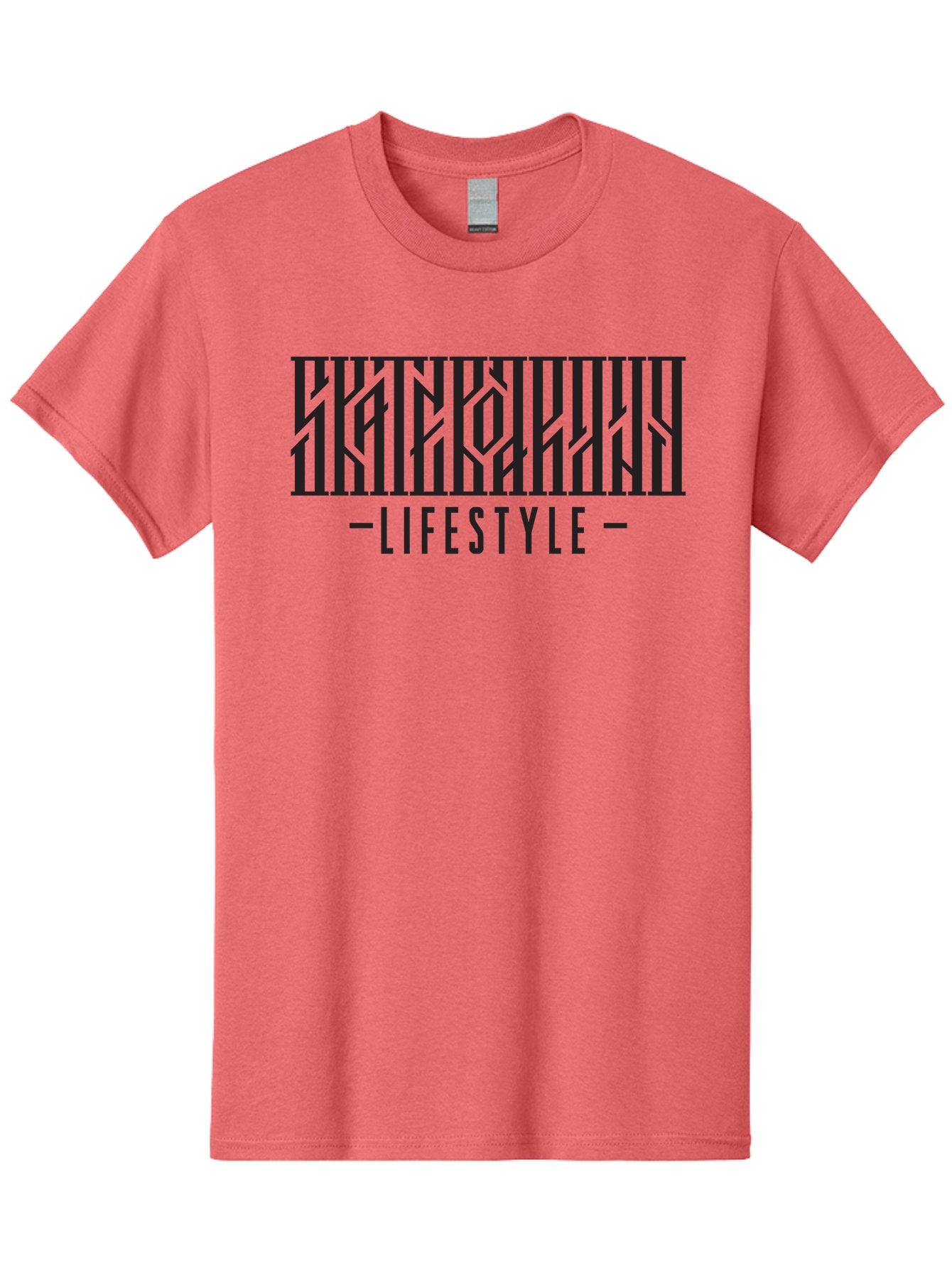 Lifestyle Men'S Graphic Tee, 100% Cotton, Comfortable Casual Summer Wear, Machine Washable, Lifestyle Branding, Trendy Graphics, Modern Design, Black Typography, Stylish Patterns, Abstract Shapes, Fashion Lifestyle, Creative Art Aac152 15