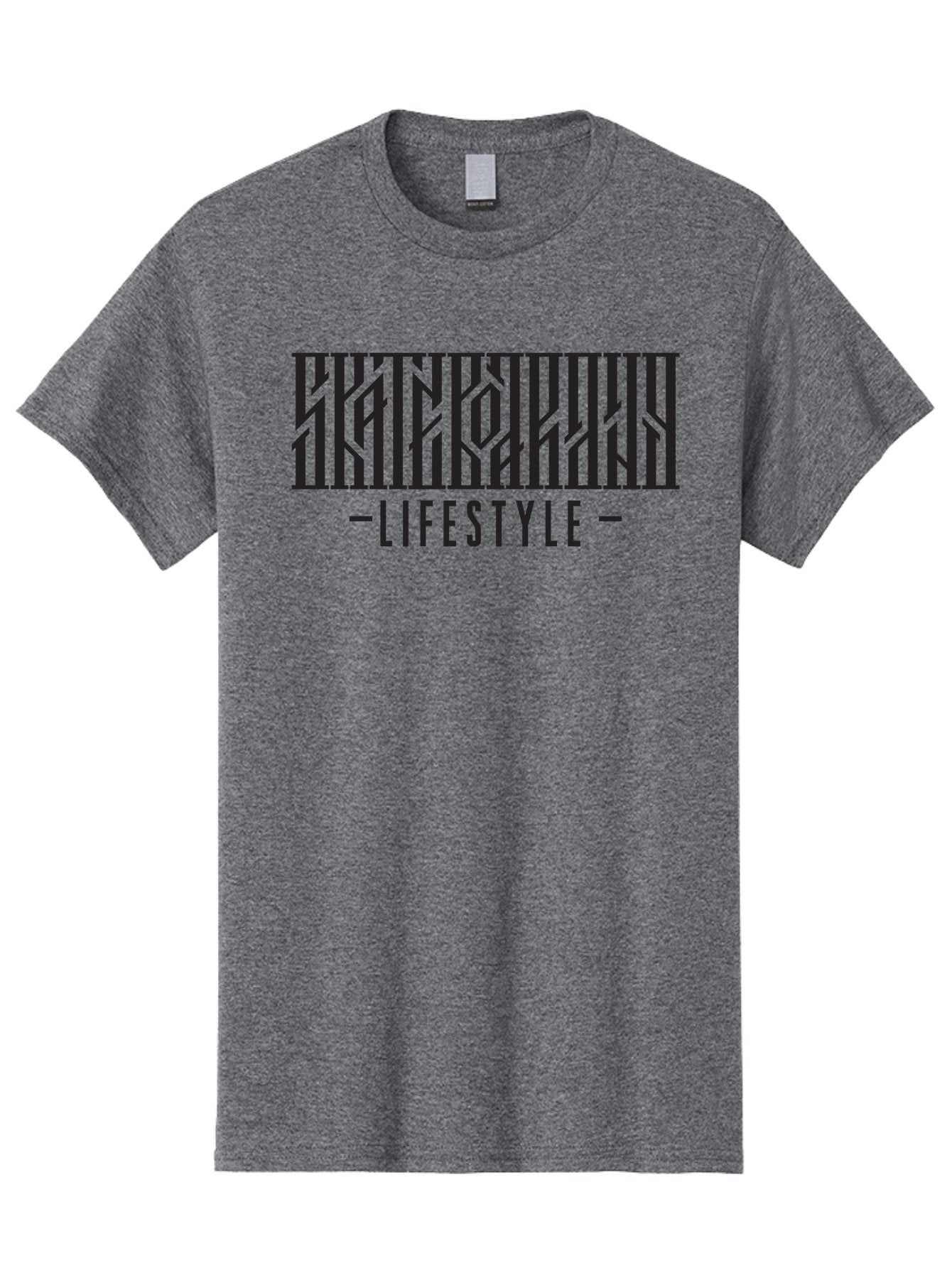 Lifestyle Men'S Graphic Tee, 100% Cotton, Comfortable Casual Summer Wear, Machine Washable, Lifestyle Branding, Trendy Graphics, Modern Design, Black Typography, Stylish Patterns, Abstract Shapes, Fashion Lifestyle, Creative Art Aac152 3