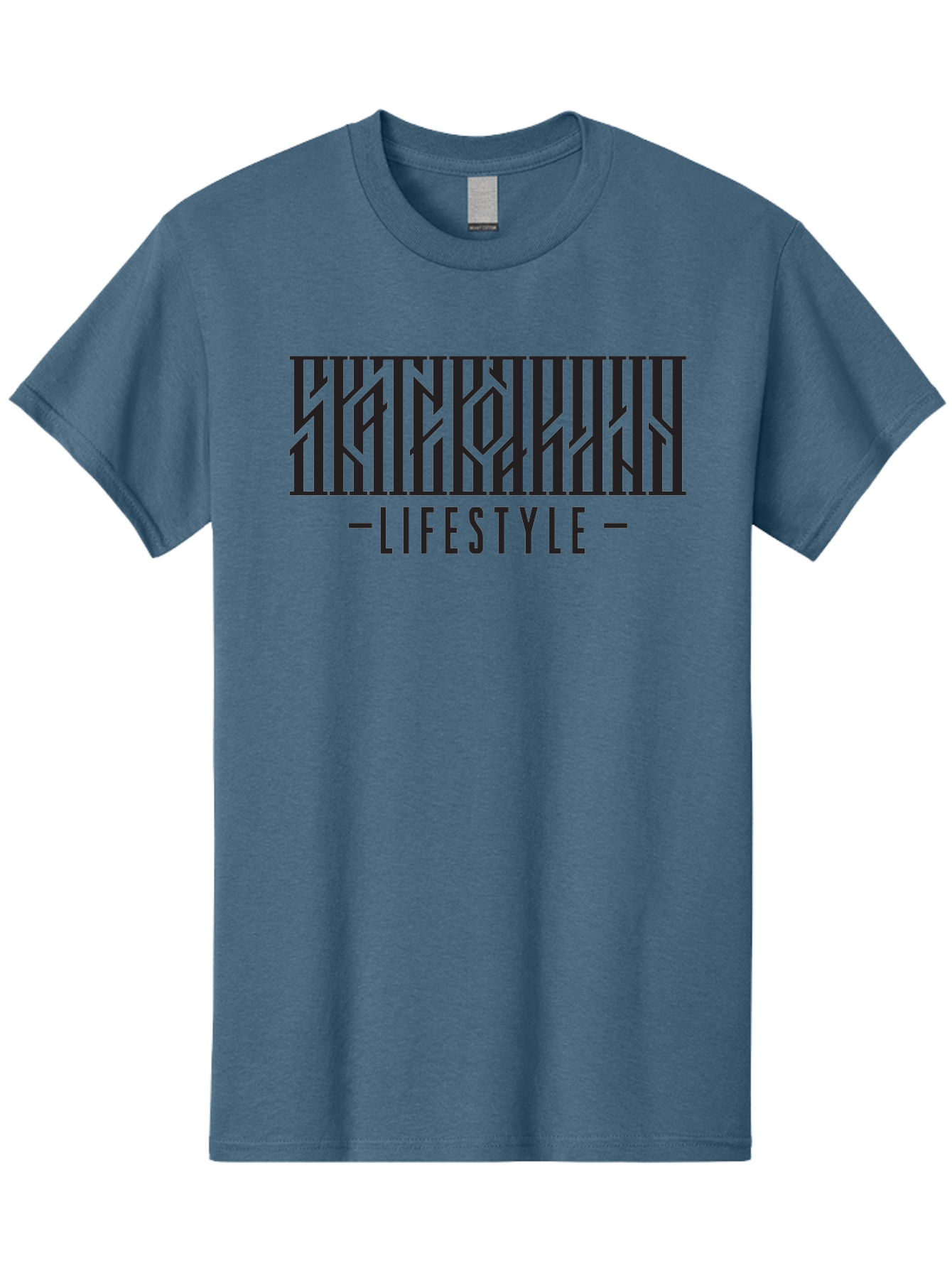 Lifestyle Men'S Graphic Tee, 100% Cotton, Comfortable Casual Summer Wear, Machine Washable, Lifestyle Branding, Trendy Graphics, Modern Design, Black Typography, Stylish Patterns, Abstract Shapes, Fashion Lifestyle, Creative Art Aac152 21