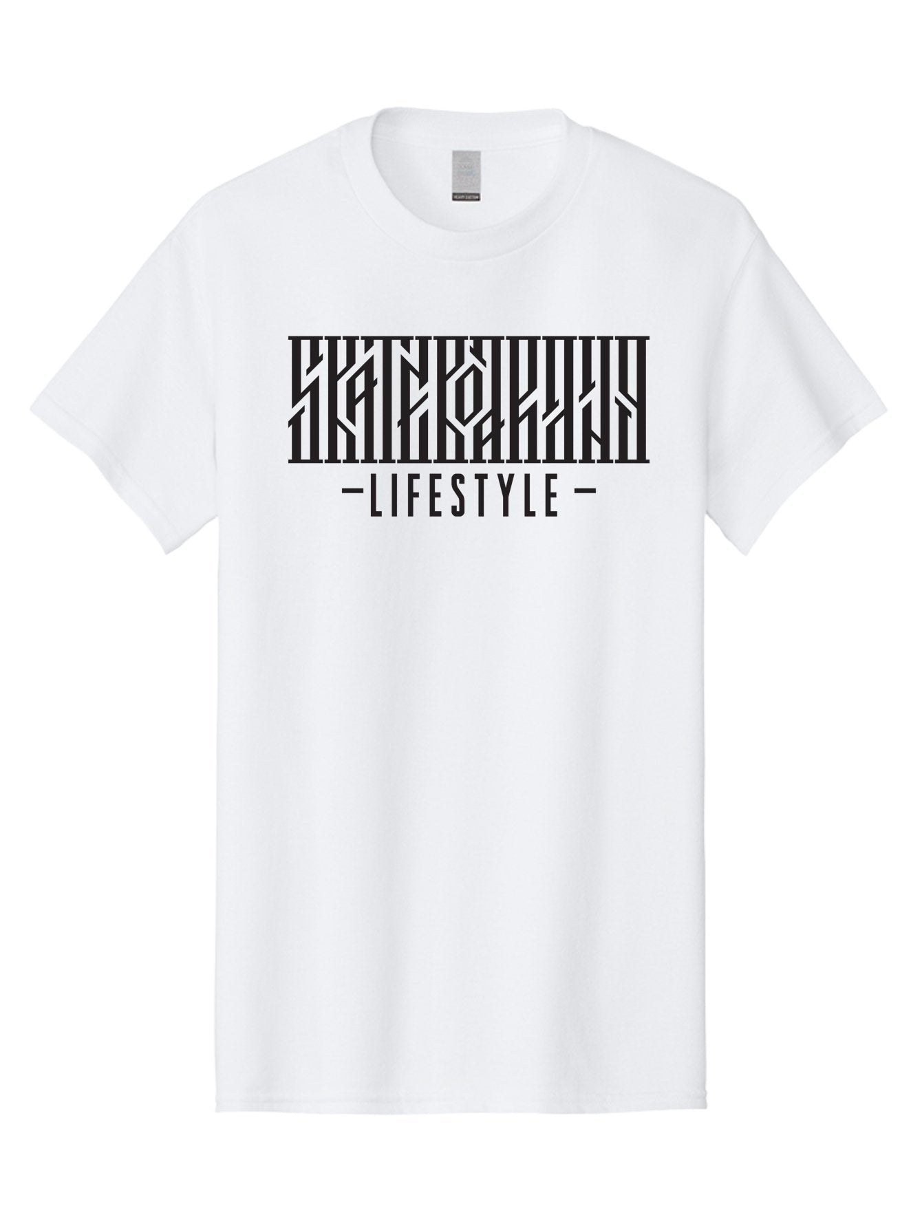 Lifestyle Men'S Graphic Tee, 100% Cotton, Comfortable Casual Summer Wear, Machine Washable, Lifestyle Branding, Trendy Graphics, Modern Design, Black Typography, Stylish Patterns, Abstract Shapes, Fashion Lifestyle, Creative Art Aac152 6